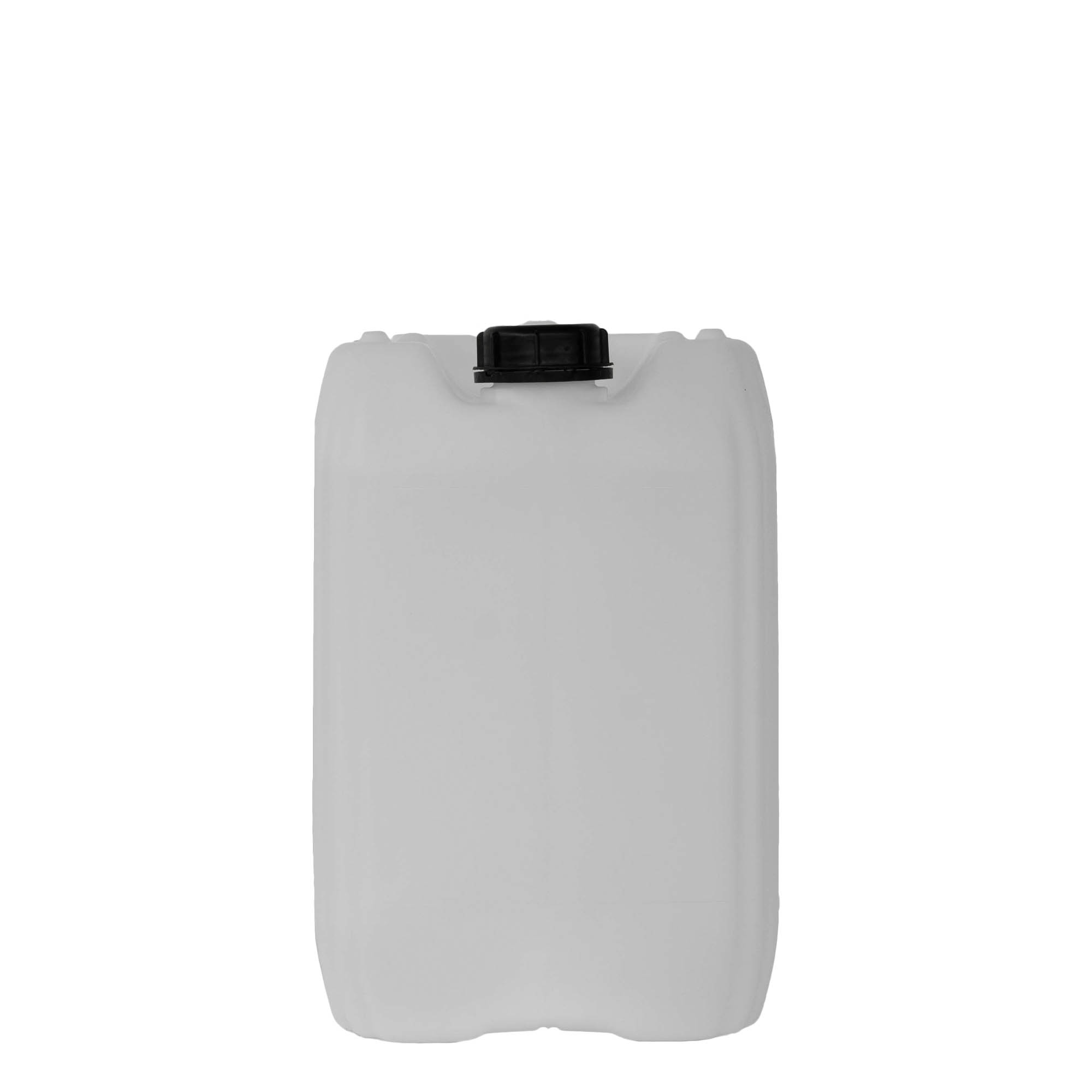 20 l dunk, rektangulær, HDPE-plast, natur, åbning: ND 60