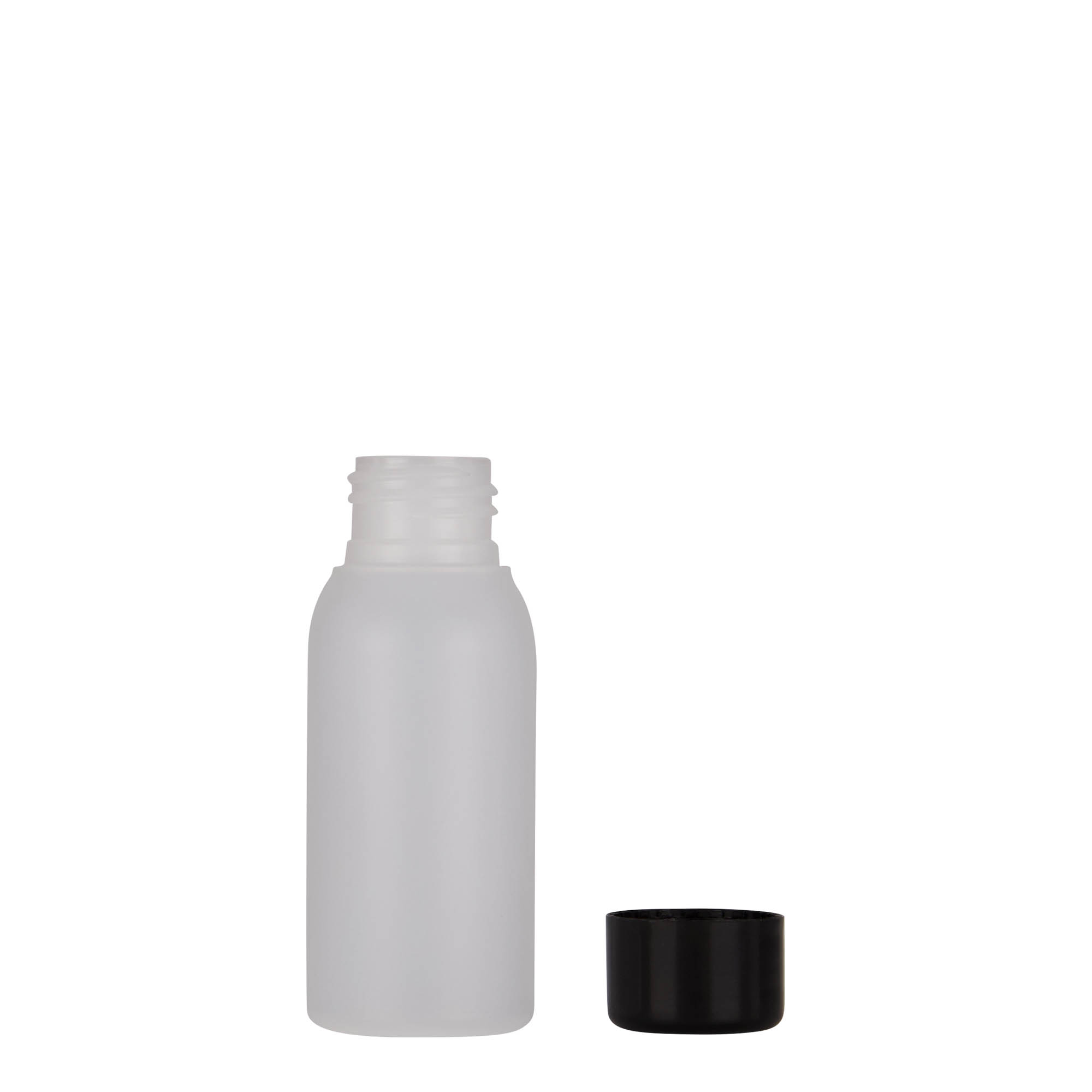 50 ml plastflaske 'Tuffy', HDPE, natur, åbning: 24/410