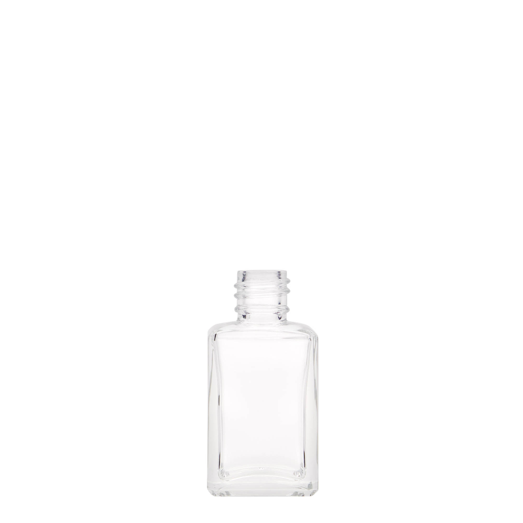 30 ml glasflaske 'Tamme', firkantet, åbning: PP 18 30 ml glasflaske 'Tamme', firkantet, åbning: PP 18