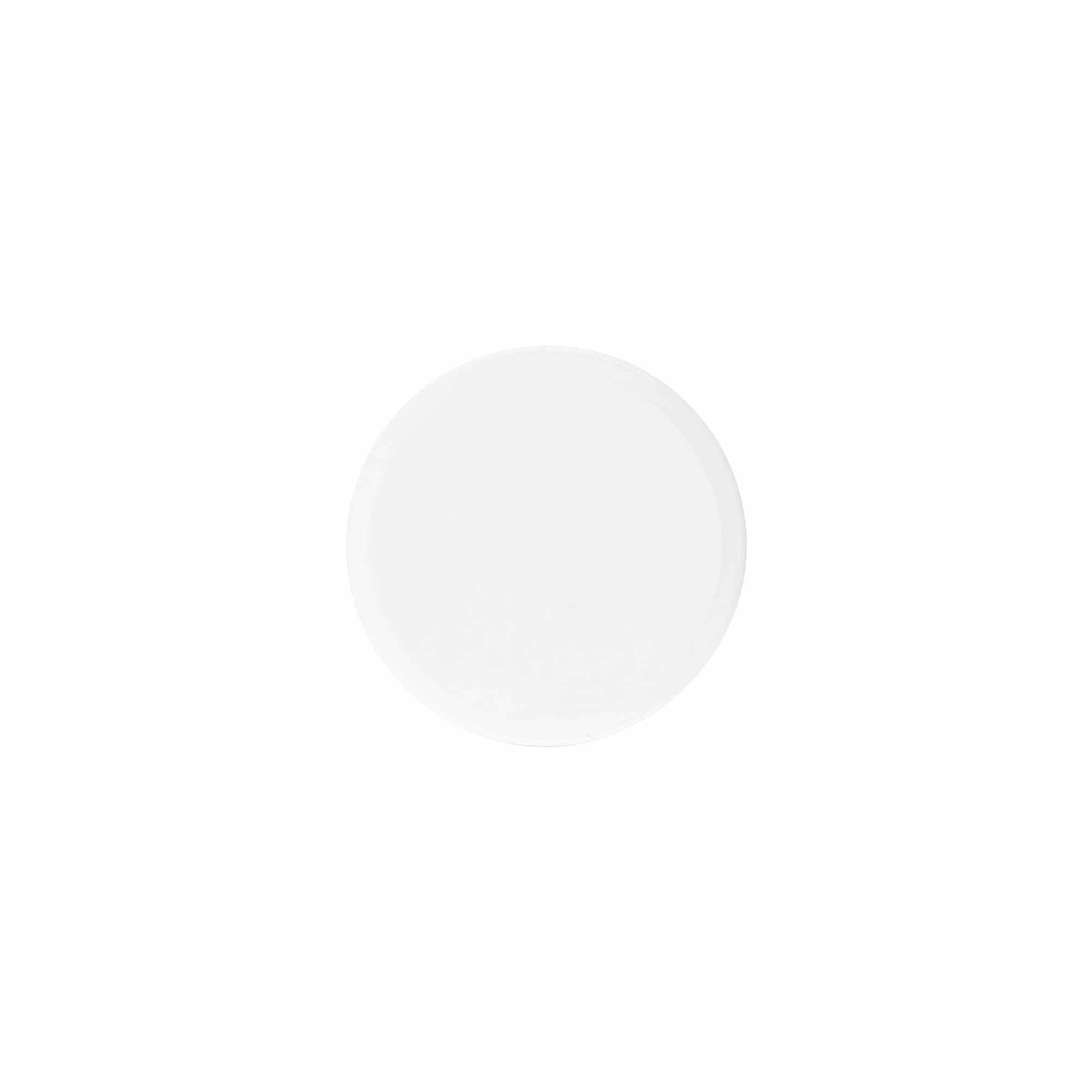 Skruelåg 'White Line' 60ml, PP-plast, hvid