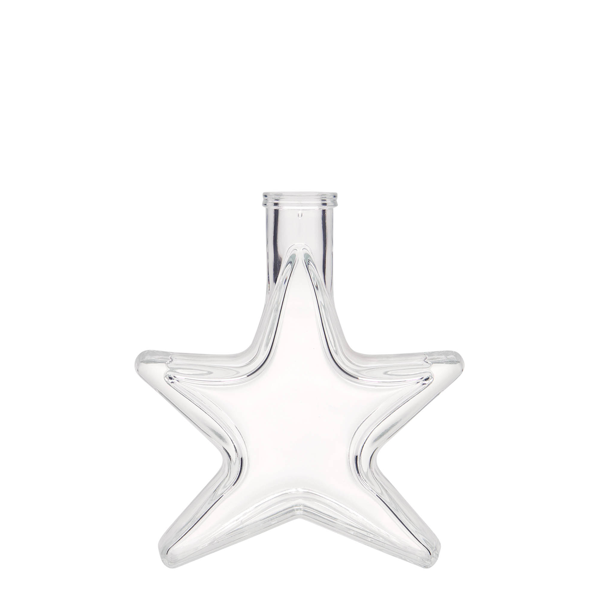 100 ml glasflaske 'Stjerne', åbning: kork 100 ml glasflaske 'Stjerne', åbning: kork