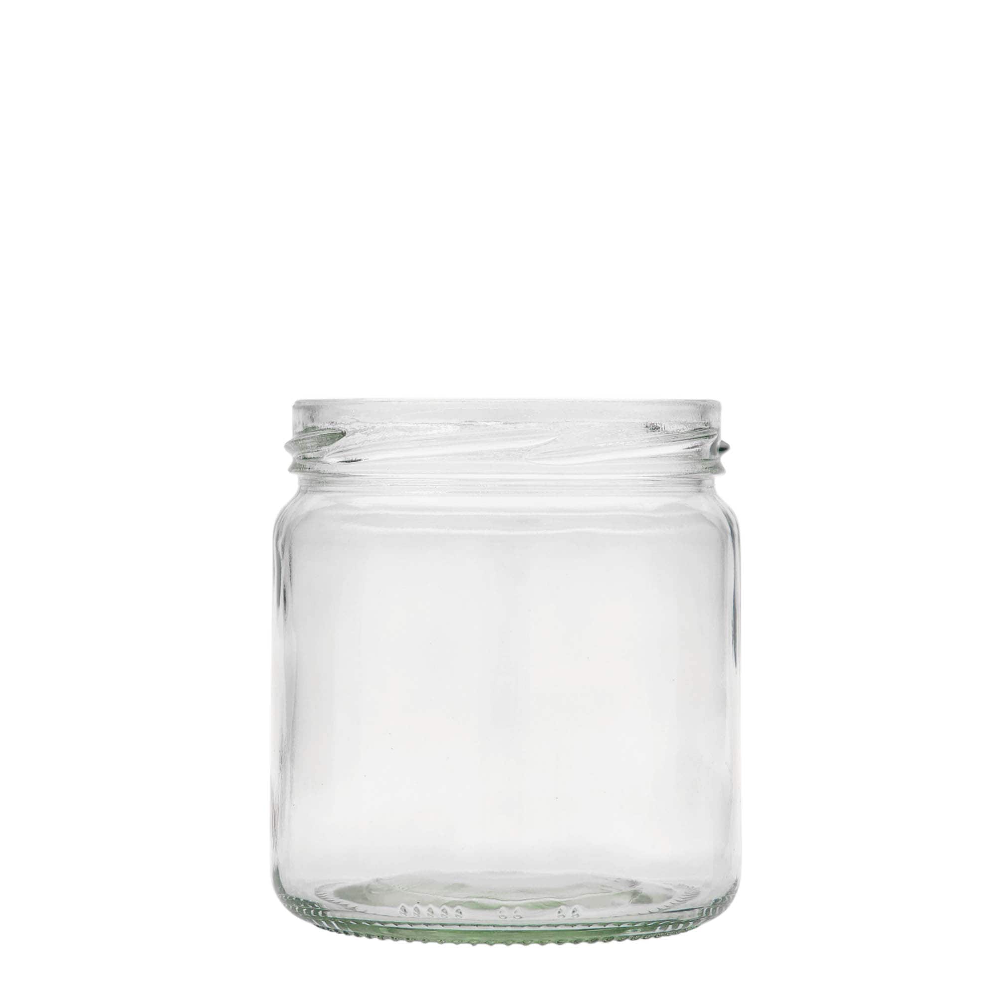 405 ml rundt glas, åbning: Twist-off (TO 82)