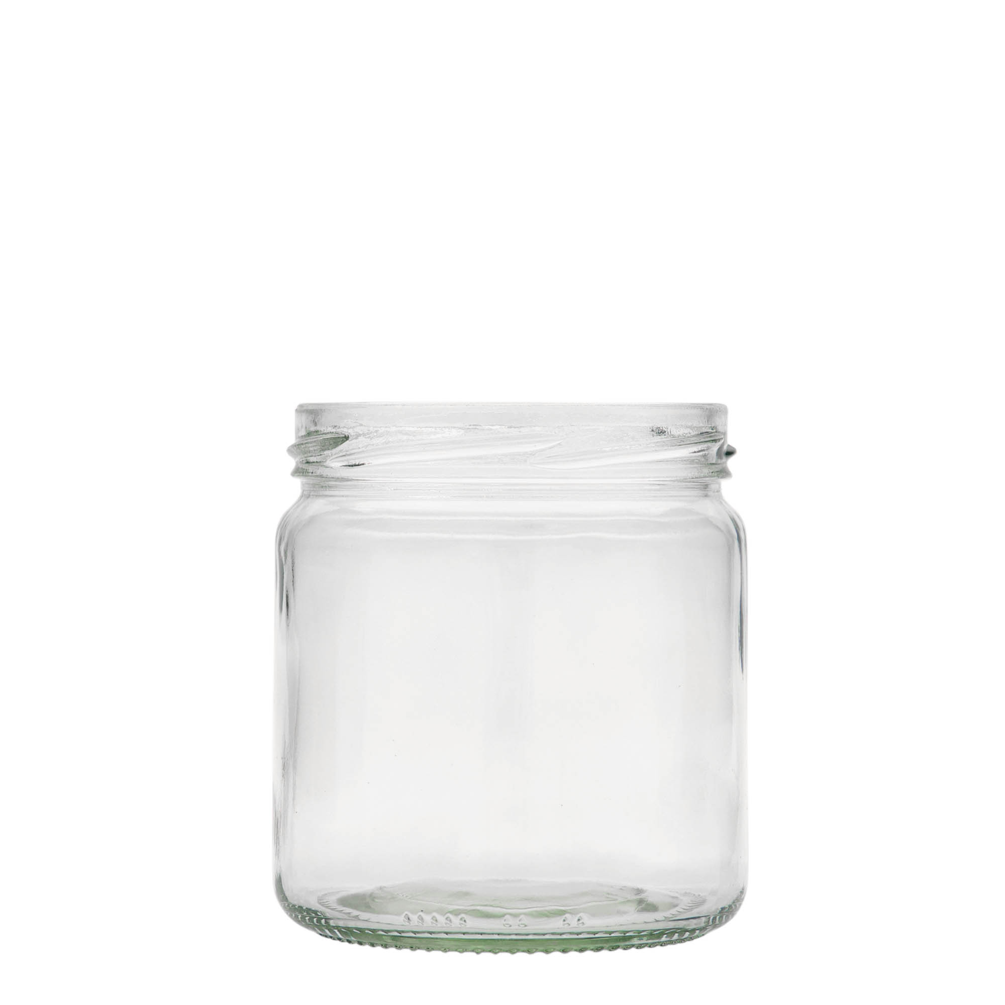 405 ml rundt glas, åbning: Twist-off (TO 82)