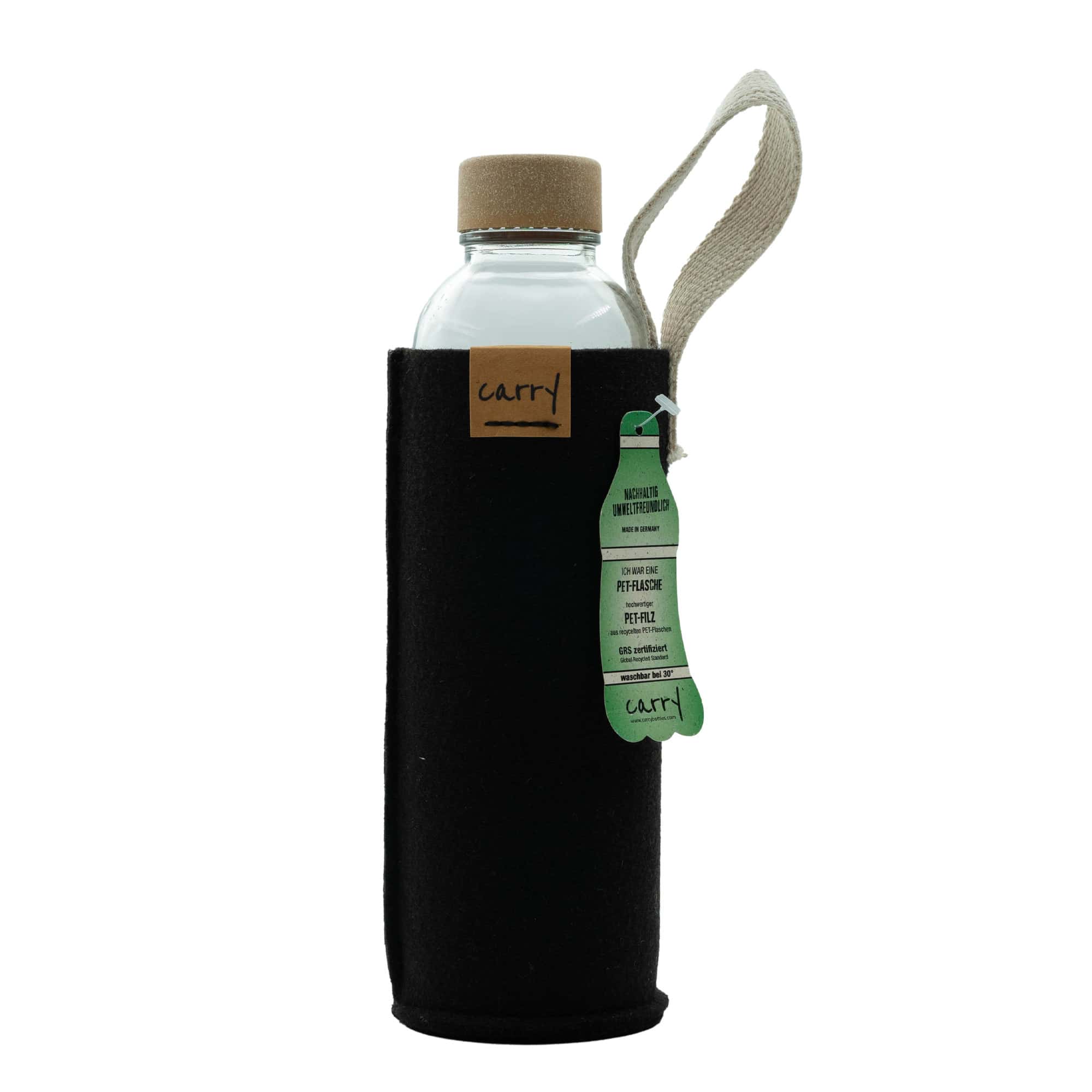 CARRY Sleeve, tekstil, sort