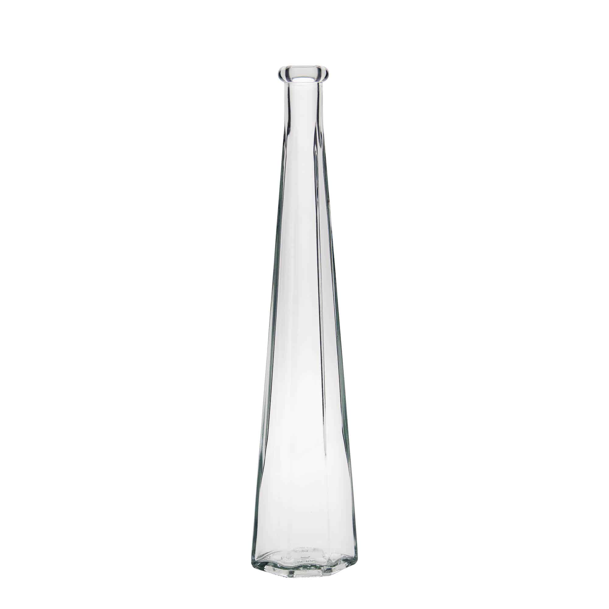 200 ml glasflaske 'Dama Sexta', sekskantet, åbning: Kork