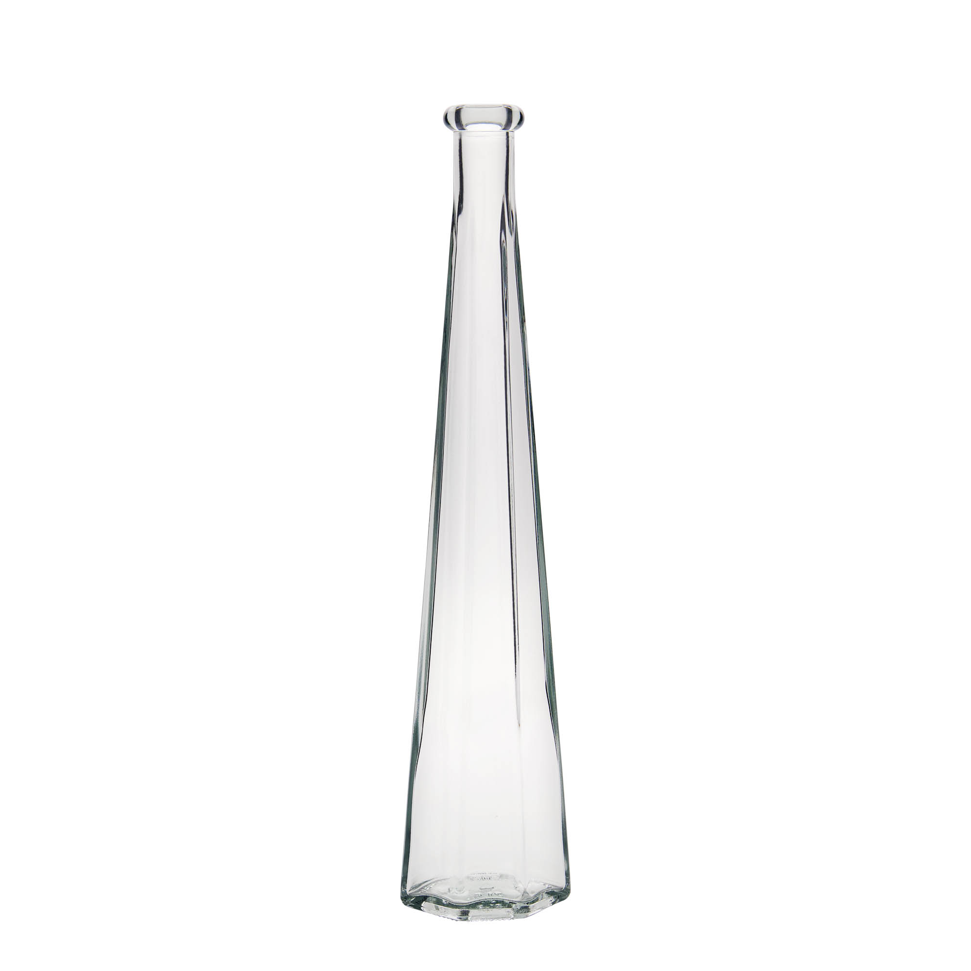200 ml glasflaske 'Dama Sexta', sekskantet, åbning: kork