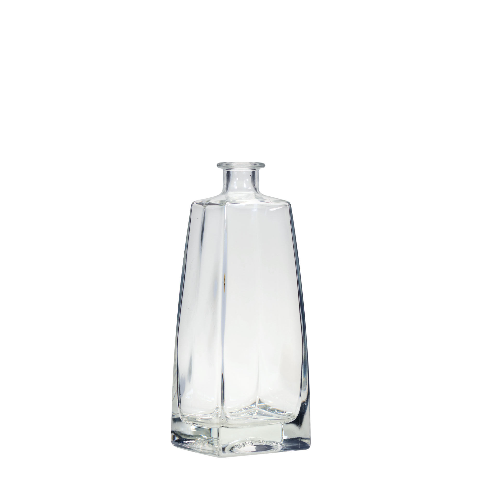 700 ml glasflaske »Timmy«, rektangulær, åbning: kork
