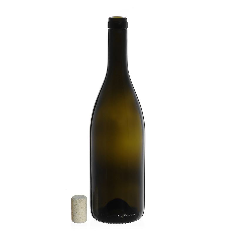 750 ml vinflaske 'Tiffany', antikgrøn, åbning: kork 750 ml vinflaske 'Tiffany', antikgrøn, åbning: kork
