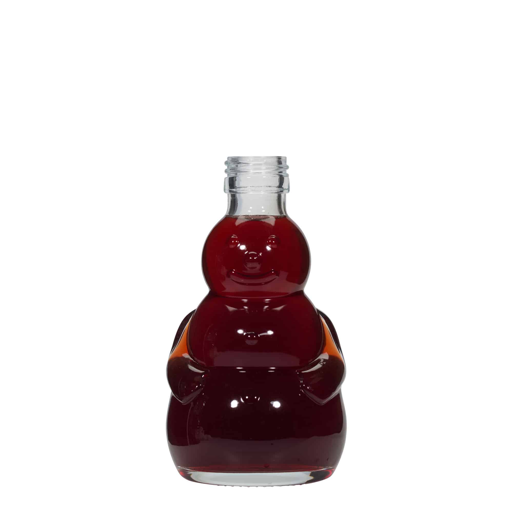 200 ml glasflaske 'Snemand', åbning: PP 28