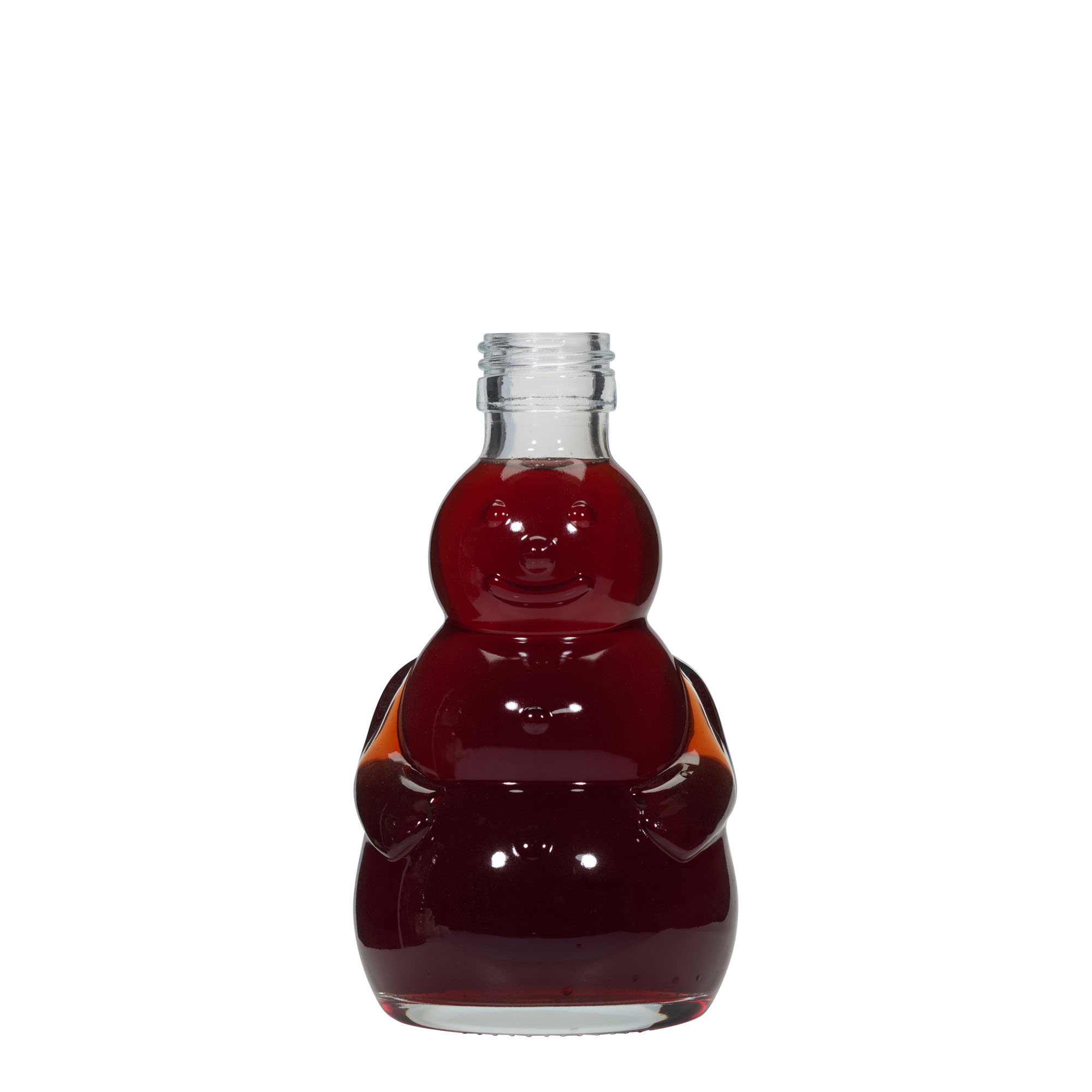 200 ml glasflaske 'Snemand', åbning: PP 28