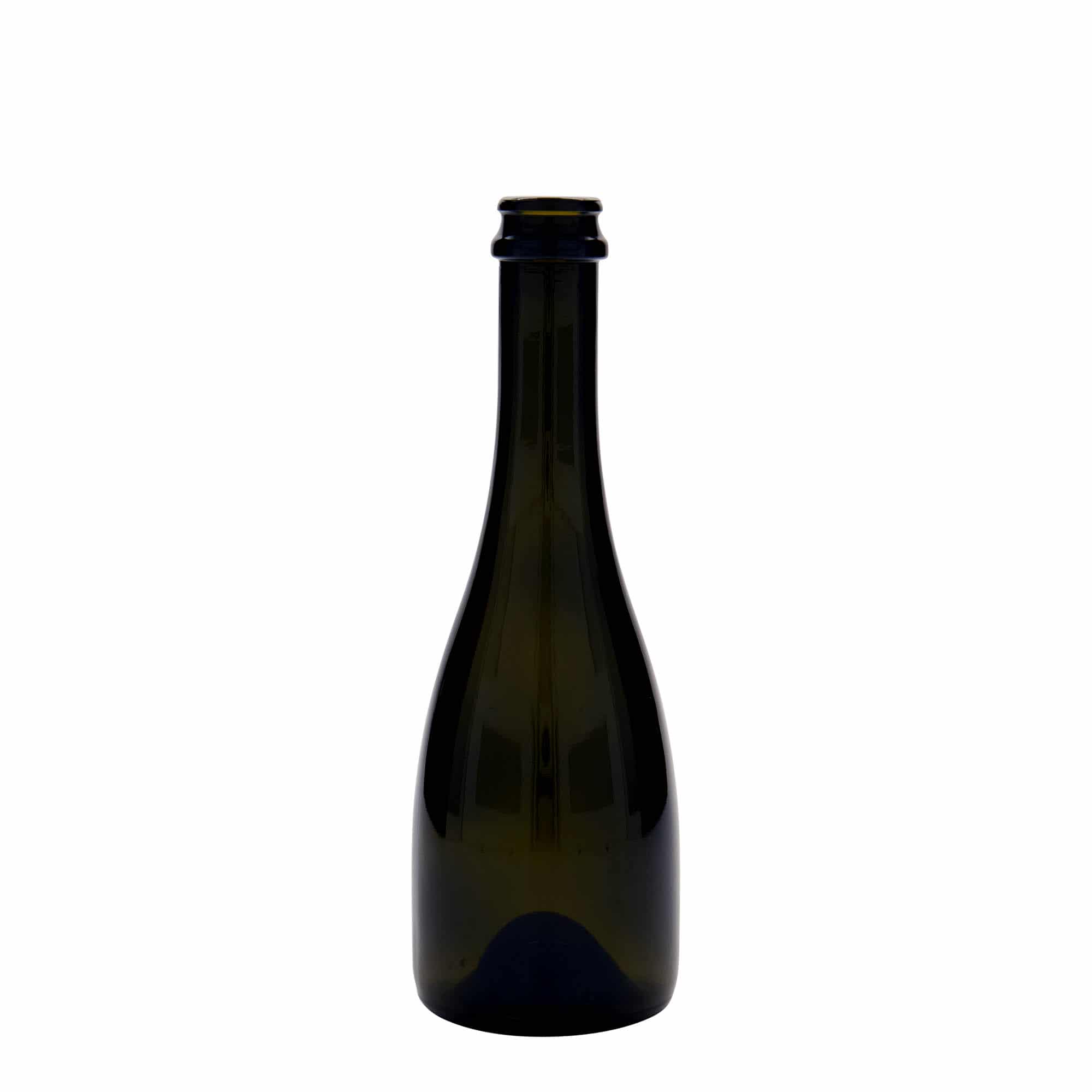 330 ml øl-/champagneflaske 'Tosca', glas, antikgrøn, åbning: Kronekapsel 330 ml øl-/champagneflaske 'Tosca', glas, antikgrøn, åbning: Kronekapsel