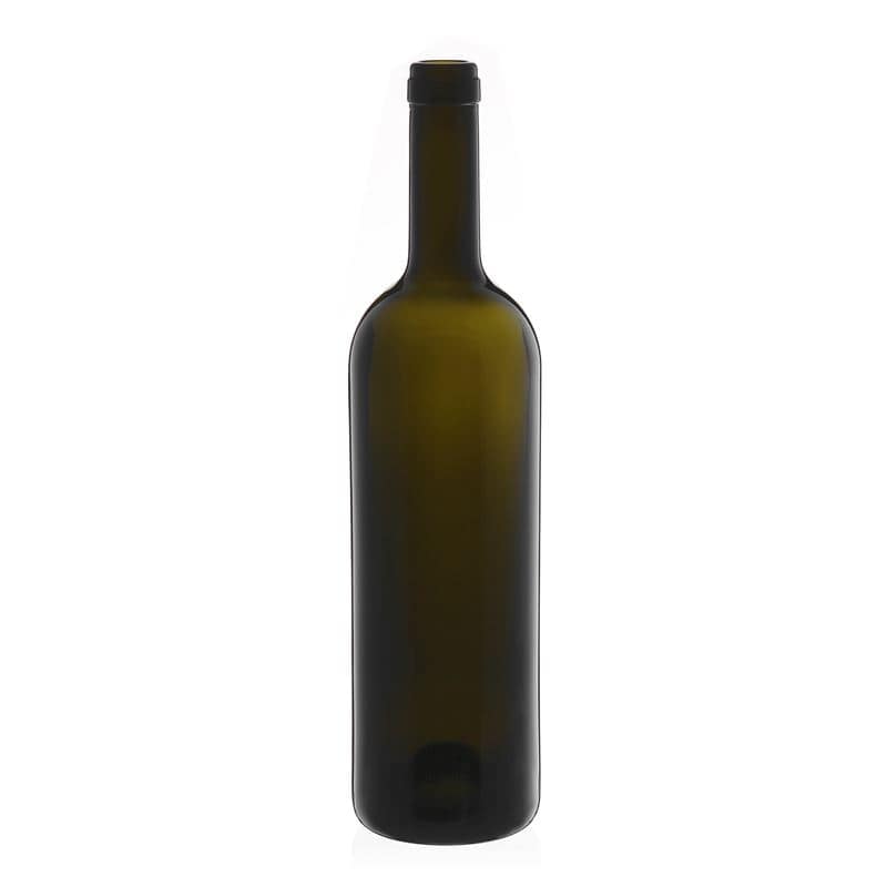750 ml vinflaske 'Golia', antikgrøn, åbning: Kork