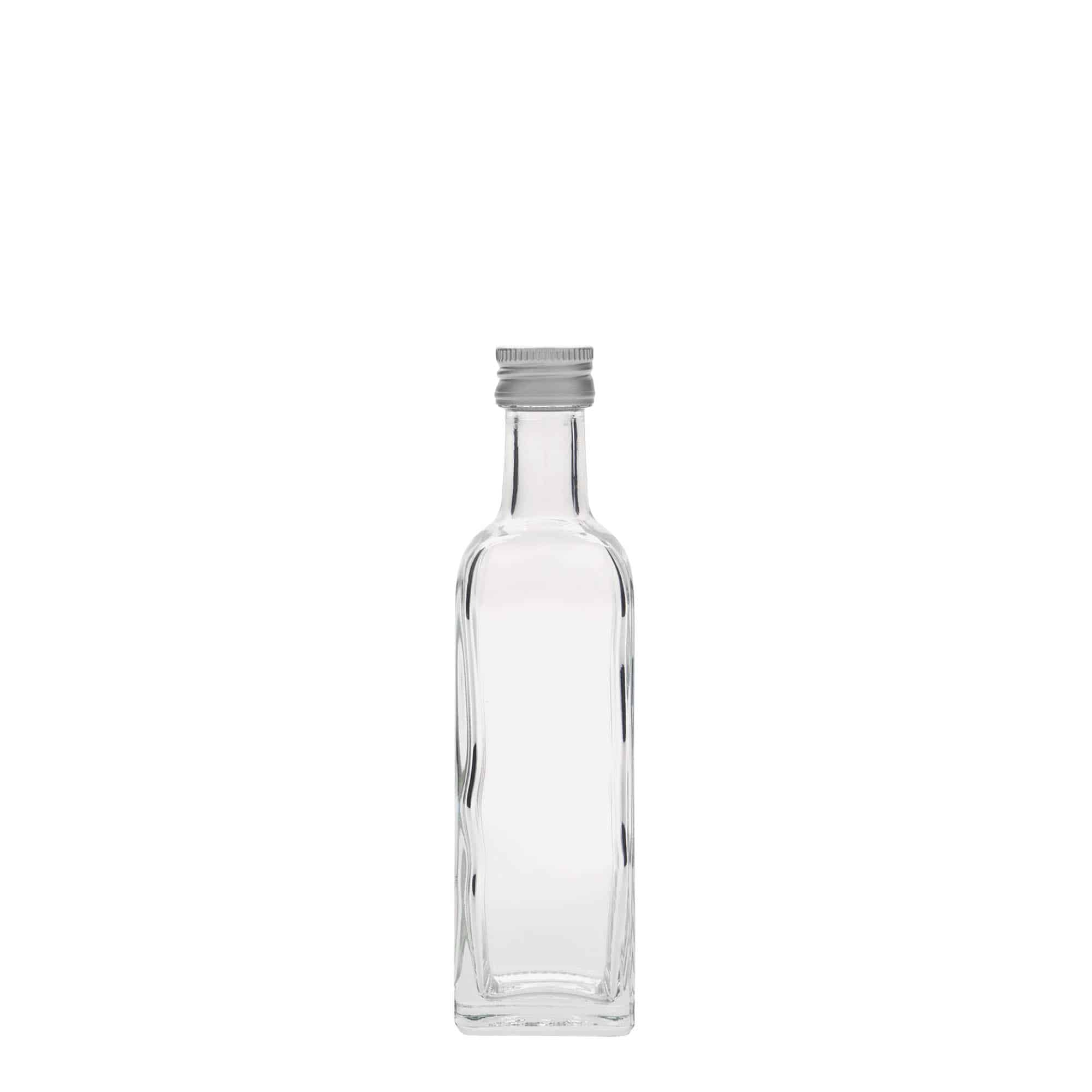 60 ml glasflaske 'Marasca', kvadratisk, åbning: PP 18