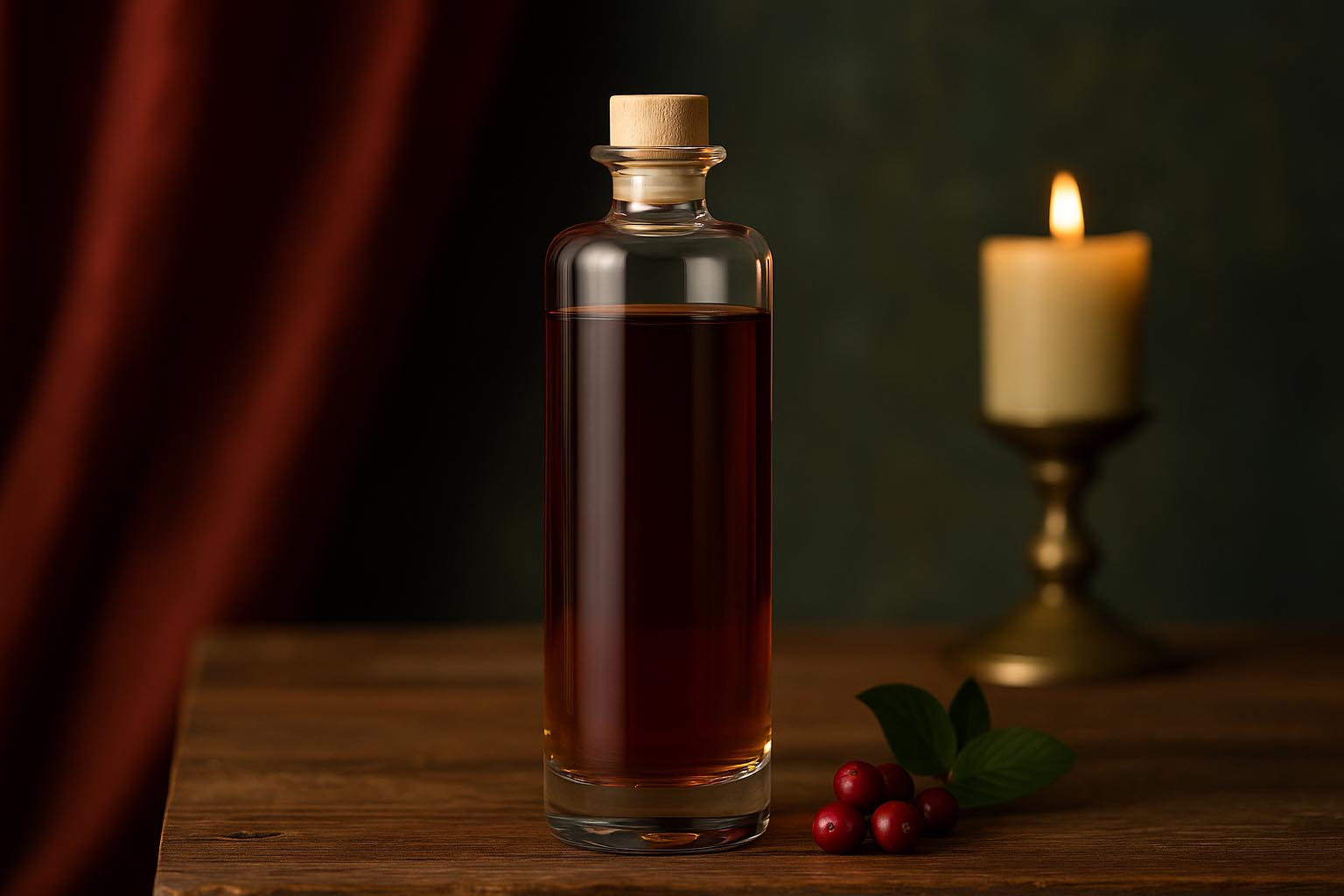 500 ml glasflaske 'Alberto', åbning: kork