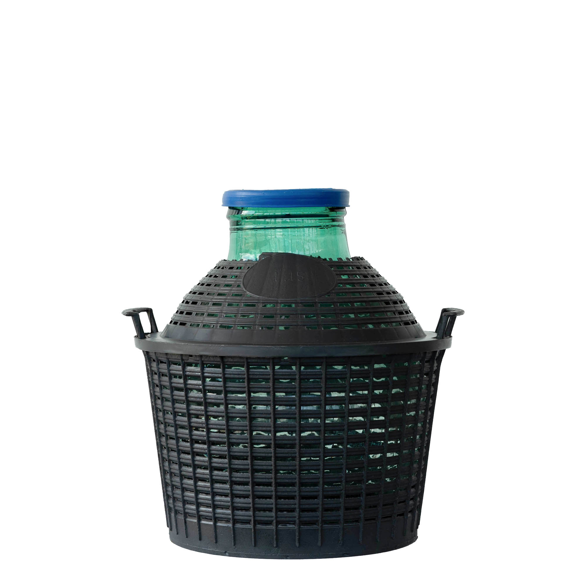 15 l ballonflaske med vid hals, glas, åbning: pålægslåg 15 l ballonflaske med vid hals, glas, åbning: pålægslåg