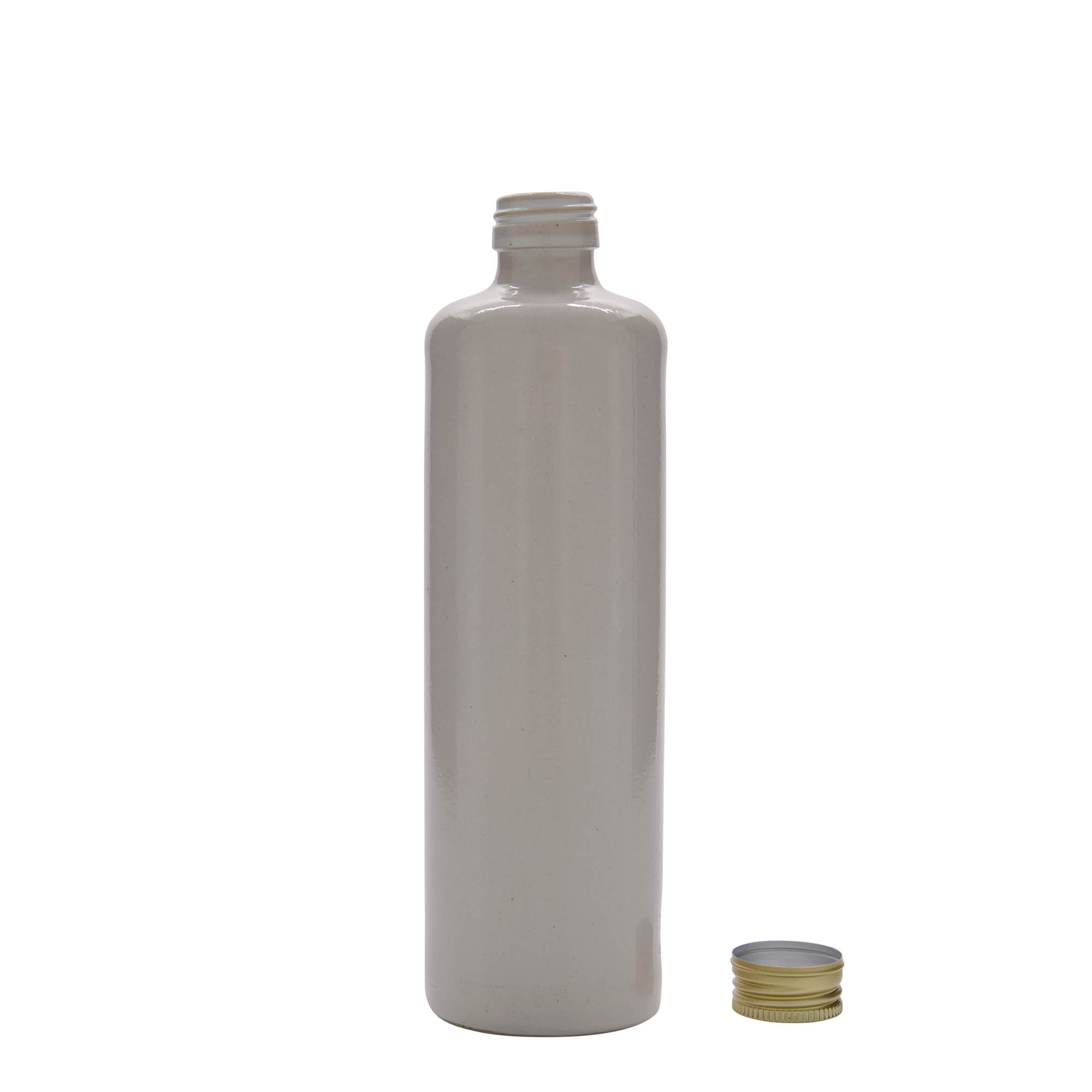500 ml tonkrukke, stentøj, hvid, åbning: PP 31,5