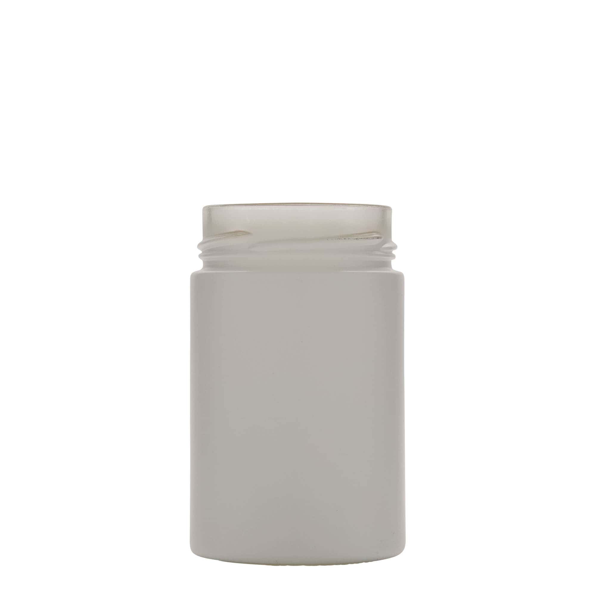 327 ml rundt glas 'Aurora', hvid, åbning: Deep-twist-off (DTO 66) 327 ml rundt glas 'Aurora', hvid, åbning: Deep-twist-off (DTO 66)