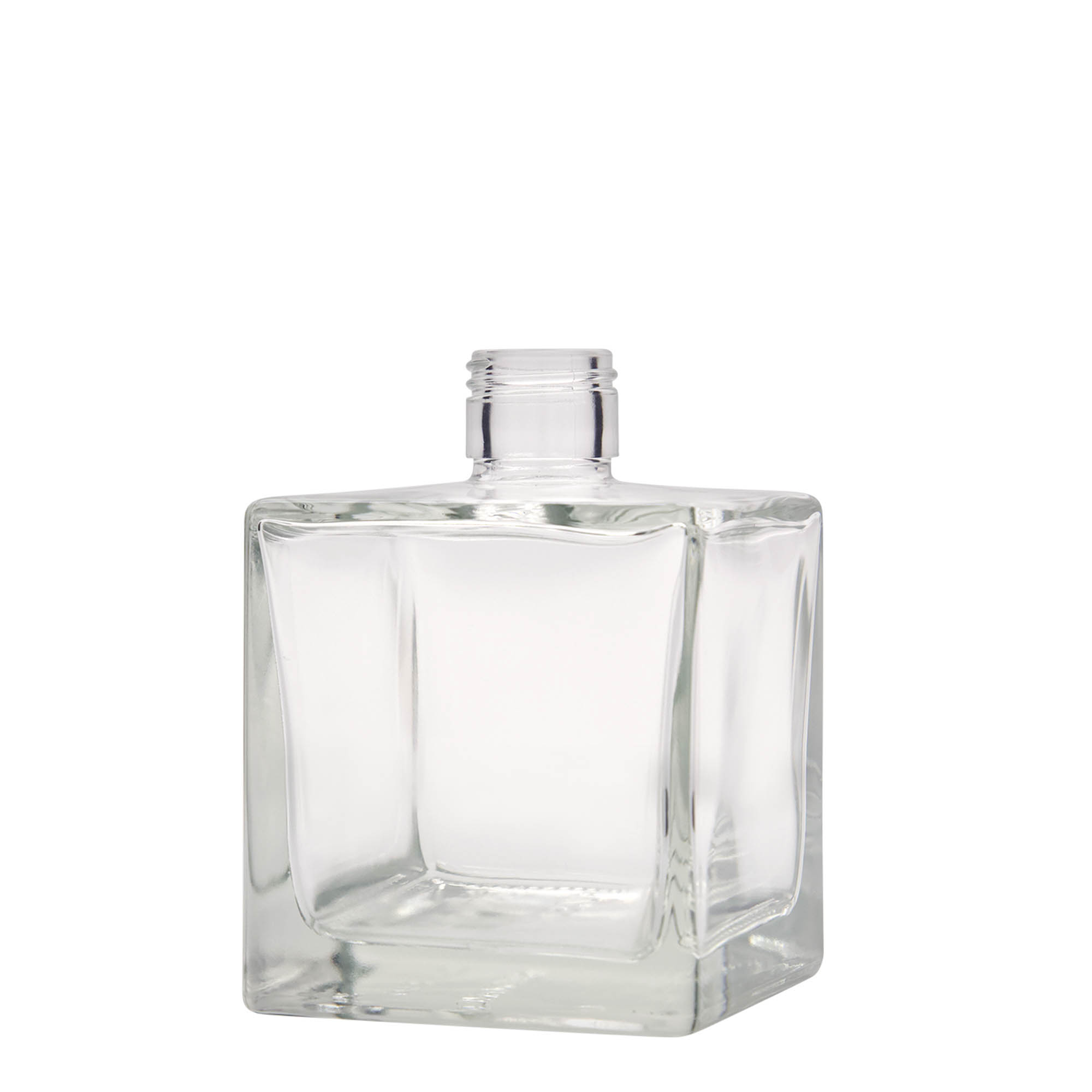 500 ml glasflaske 'Cube', firkantet, åbning: PP 31,5