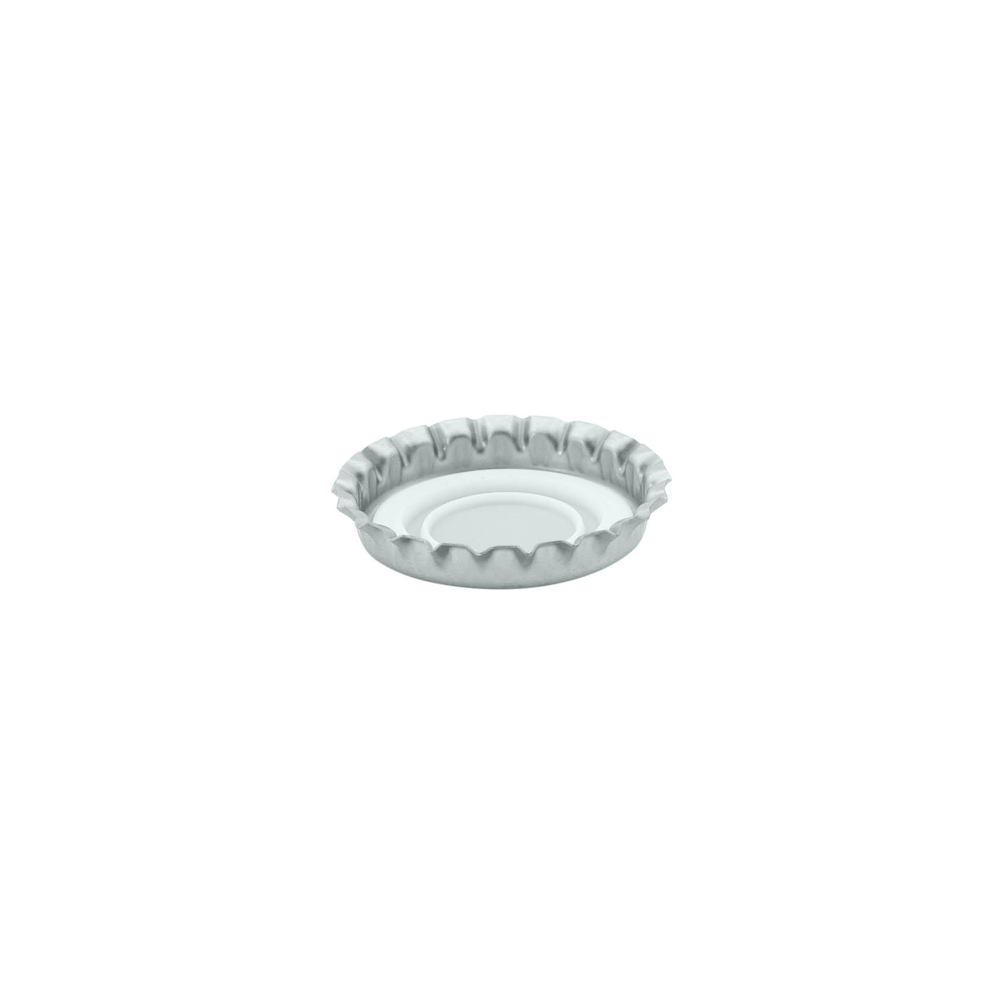Kapsel 29 mm, metal, sølv Kapsel 29 mm, metal, sølv