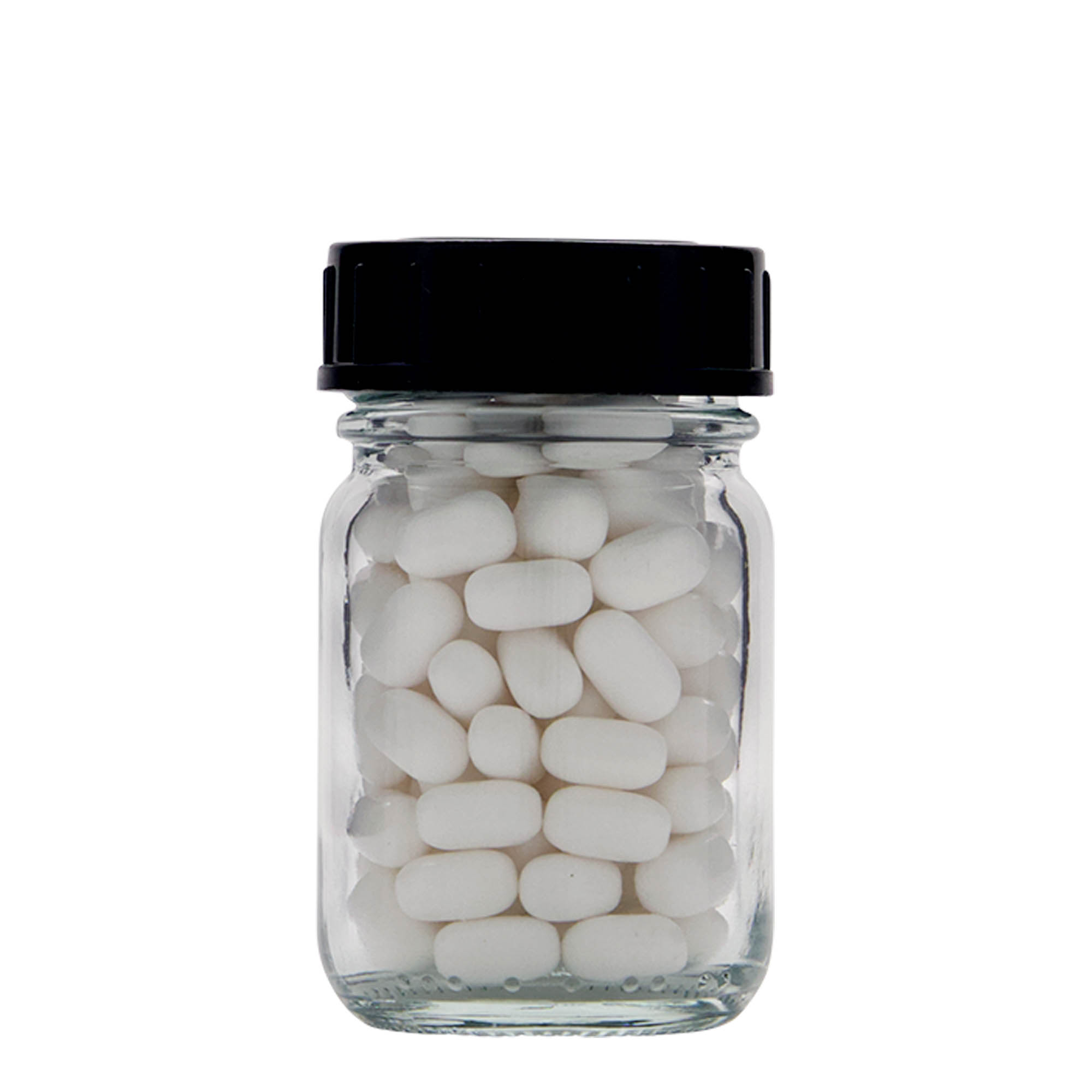 50 ml bredhalsglas, åbning: DIN 40