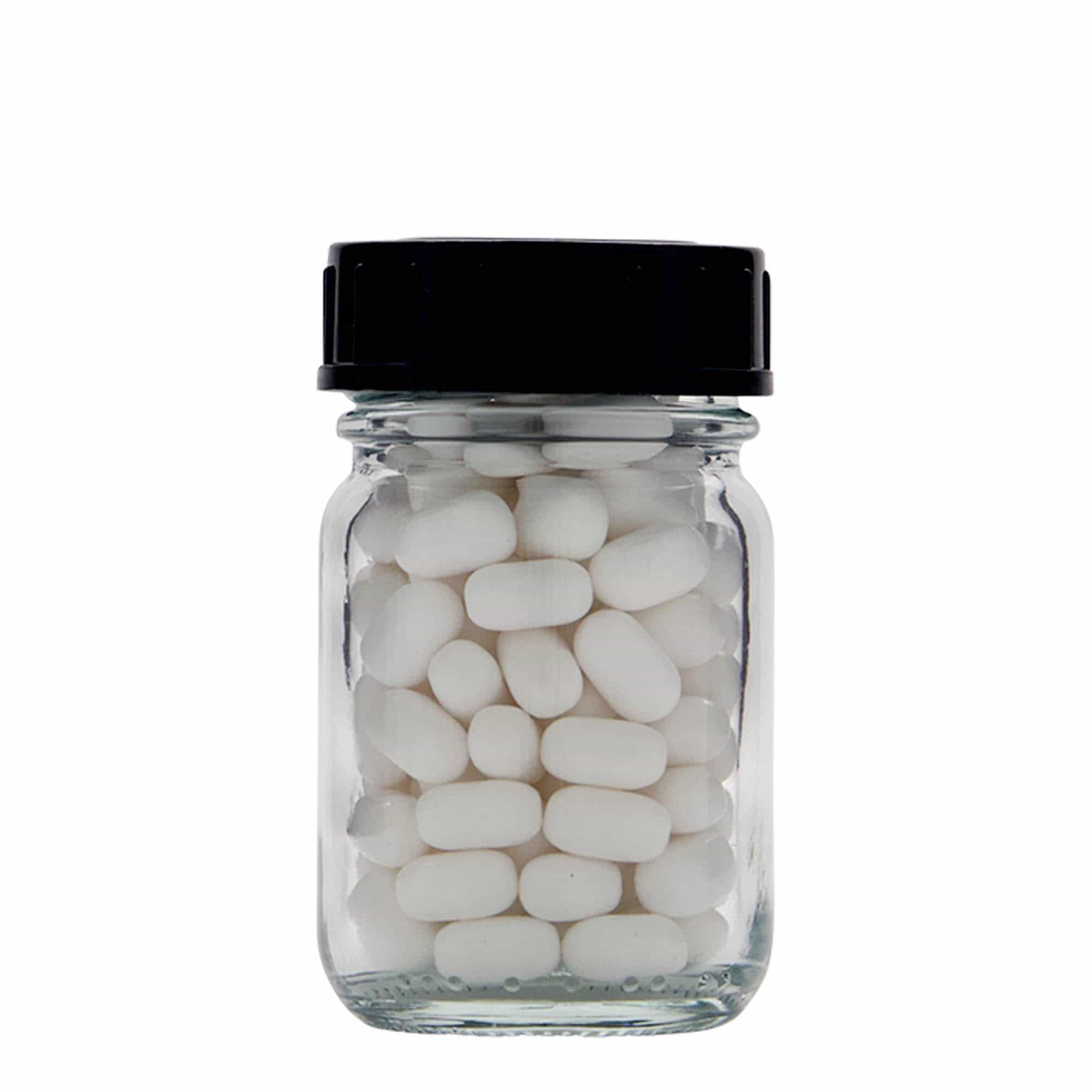 50 ml bredhalsglas, åbning: DIN 40
