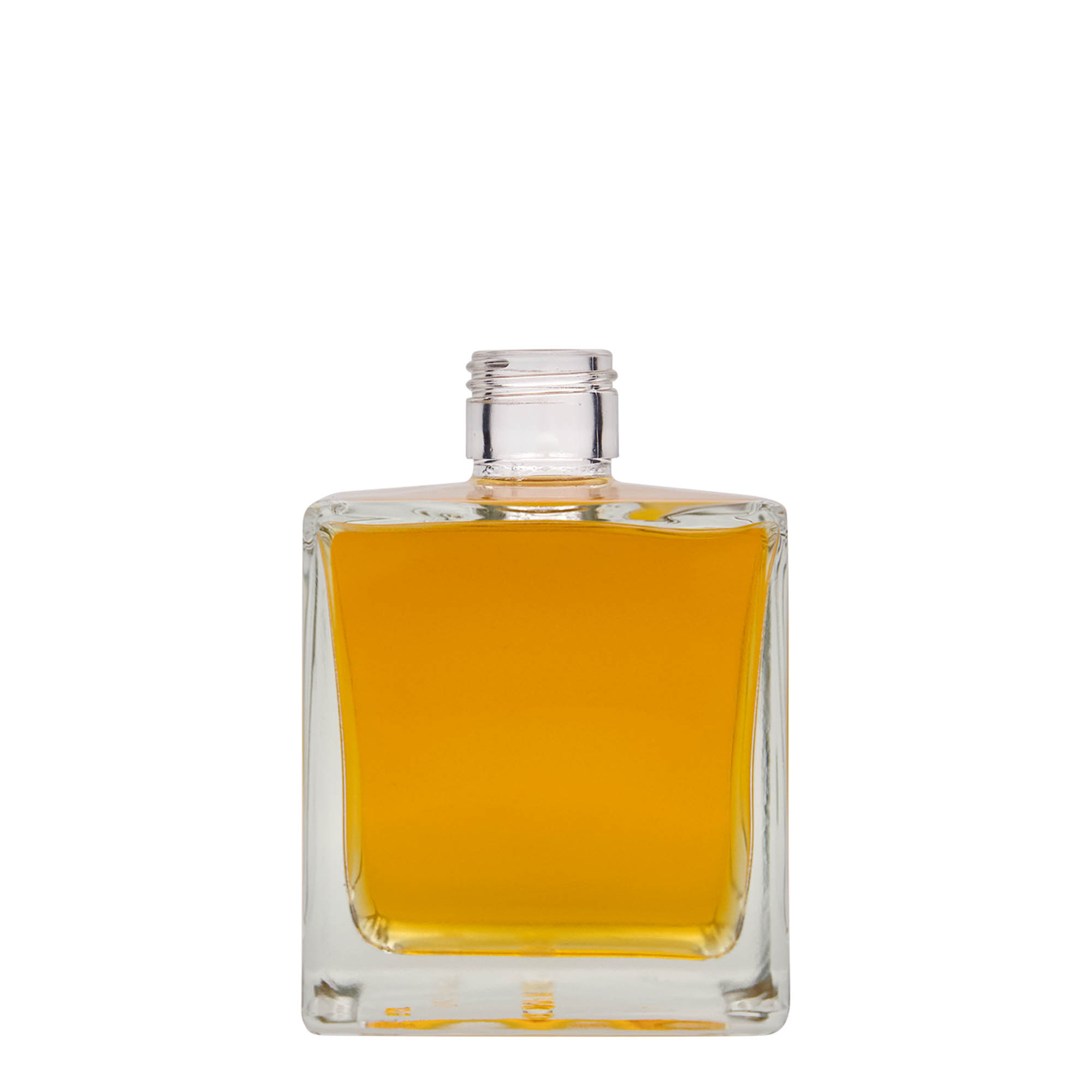 500 ml glasflaske 'Cube', firkantet, åbning: PP 31,5