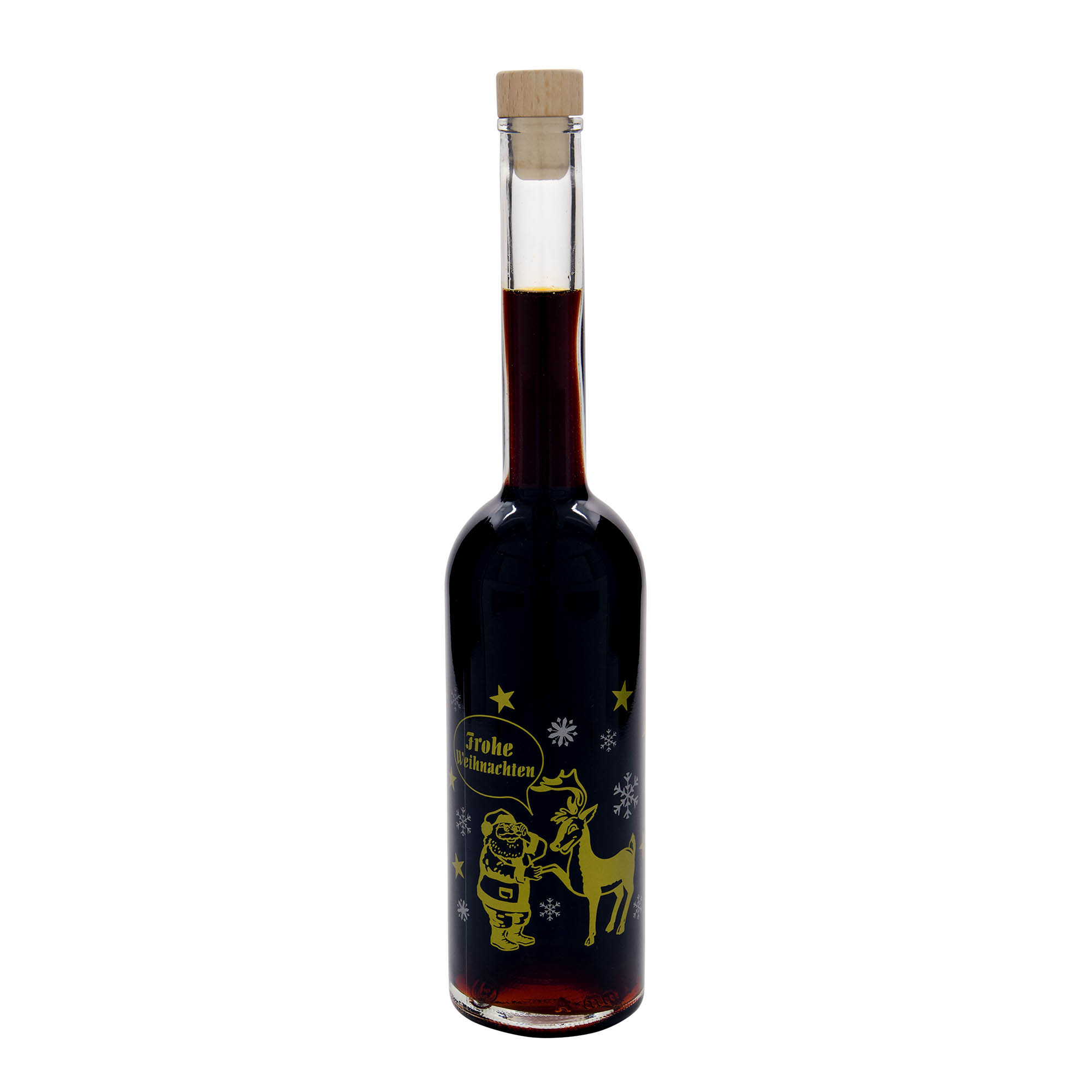 500 ml glasflaske 'Opera', motiv: Fyrværkeri, åbning: Kork 500 ml glasflaske 'Opera', motiv: Fyrværkeri, åbning: Kork