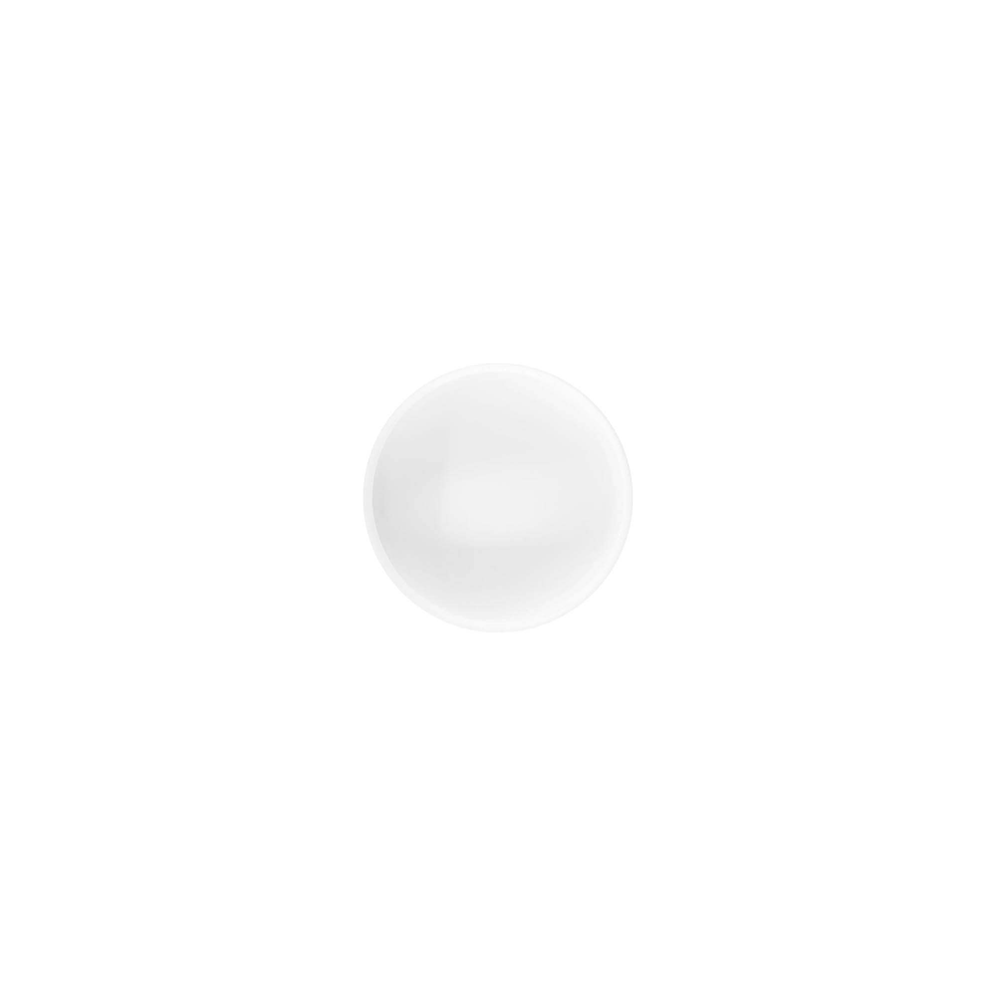 Skruelåg 'White Line' 12 ml, PP-plast, hvid