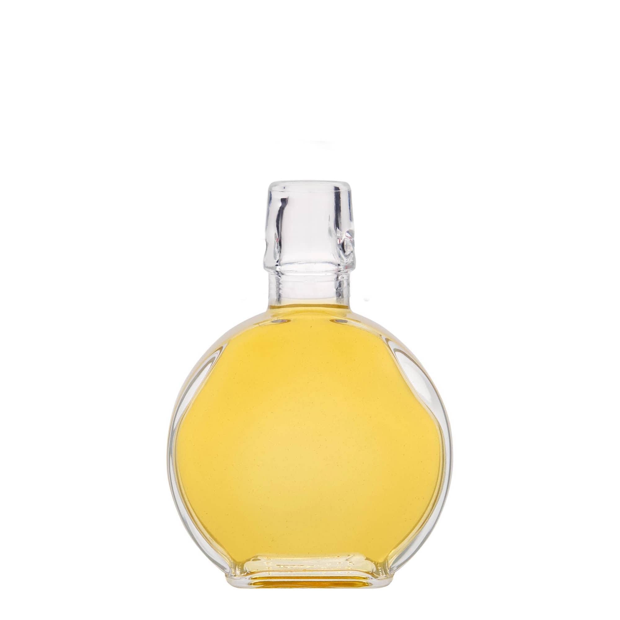 200 ml glasflaske 'Sensatione', rektangulær, åbning: låseklips