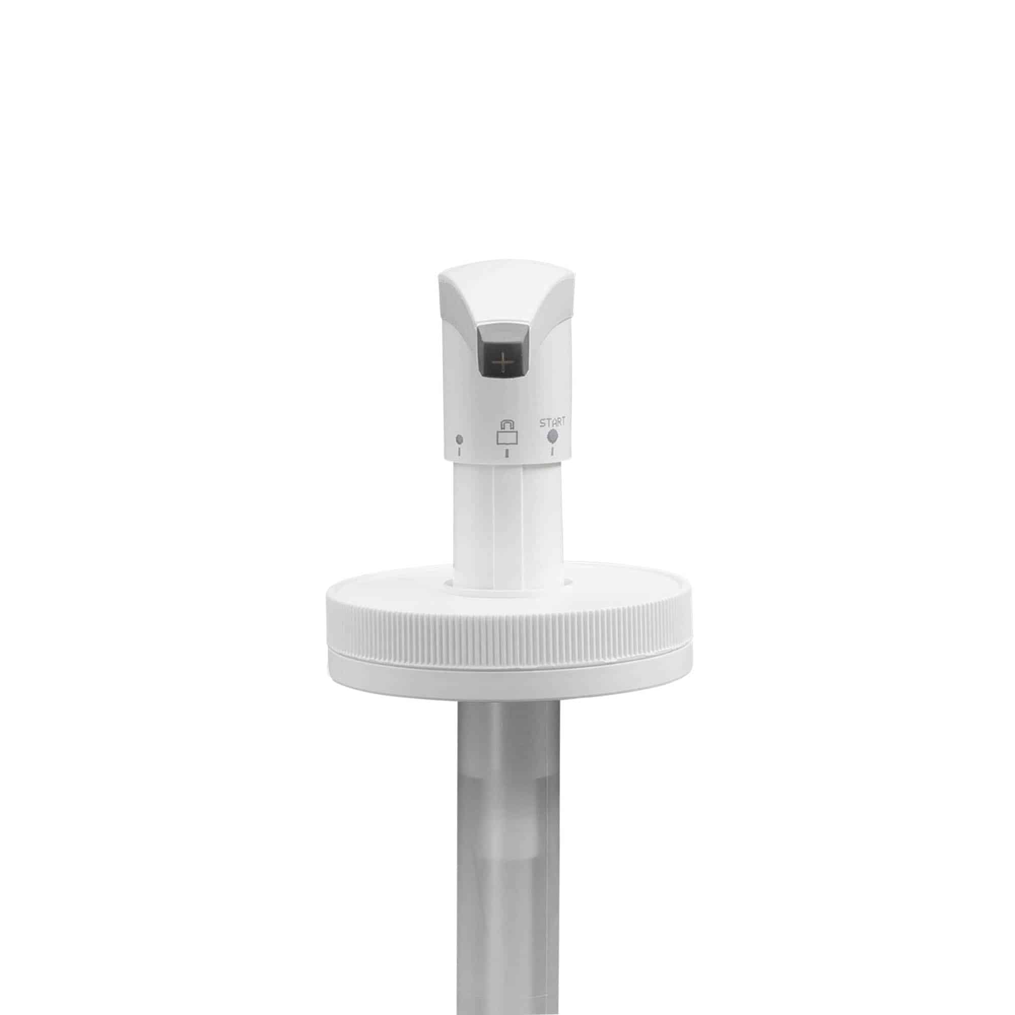 Dispenserpumpe til 655 ml 'Securibox', PE-plast, hvid, til åbning: Skruelåg