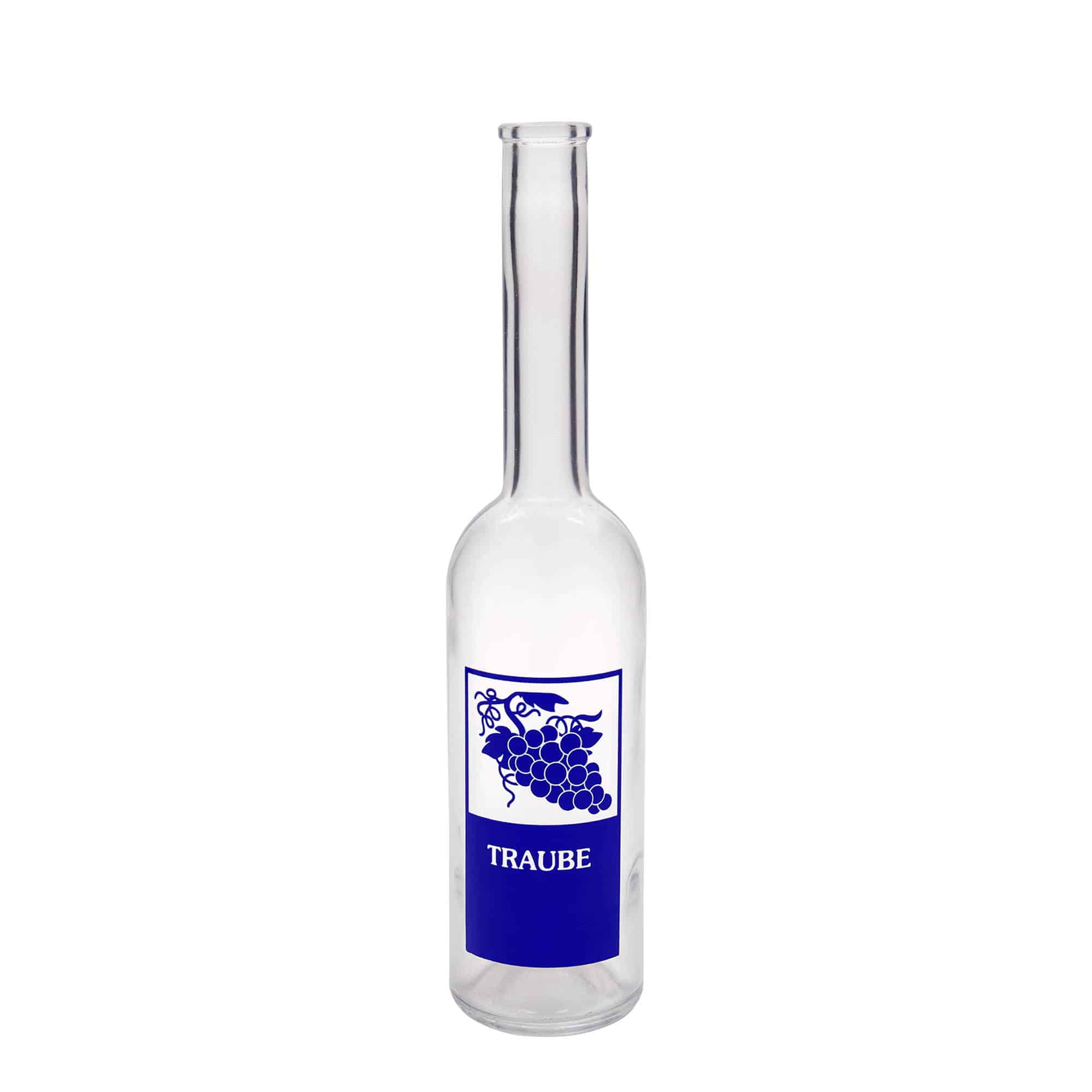500 ml glasflaske »Opera«, motiv: drue, åbning: kork