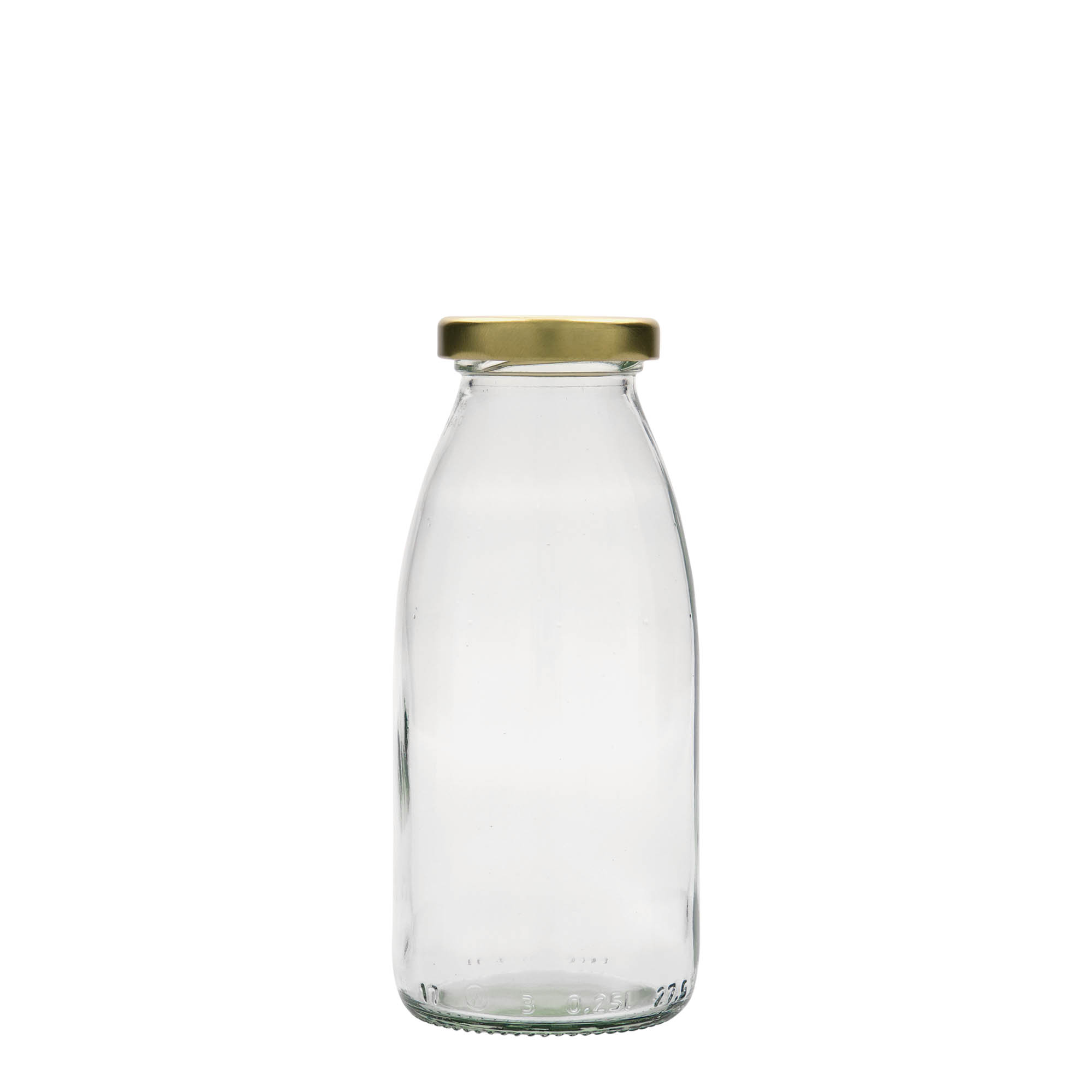 250 ml glasflaske Vroni #, åbning: Twist-Off (TO 43)