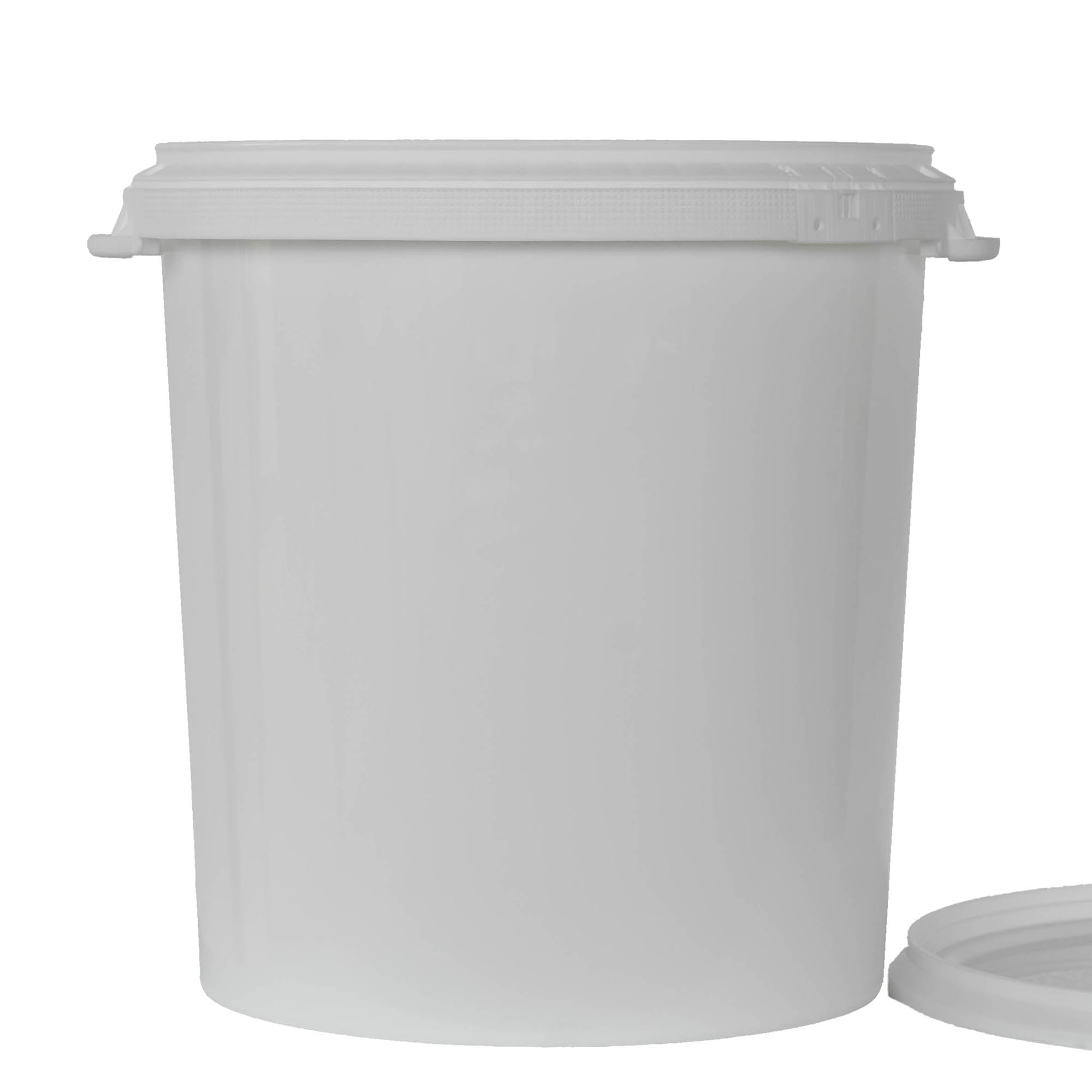 30 l spand, PP-plast, hvid