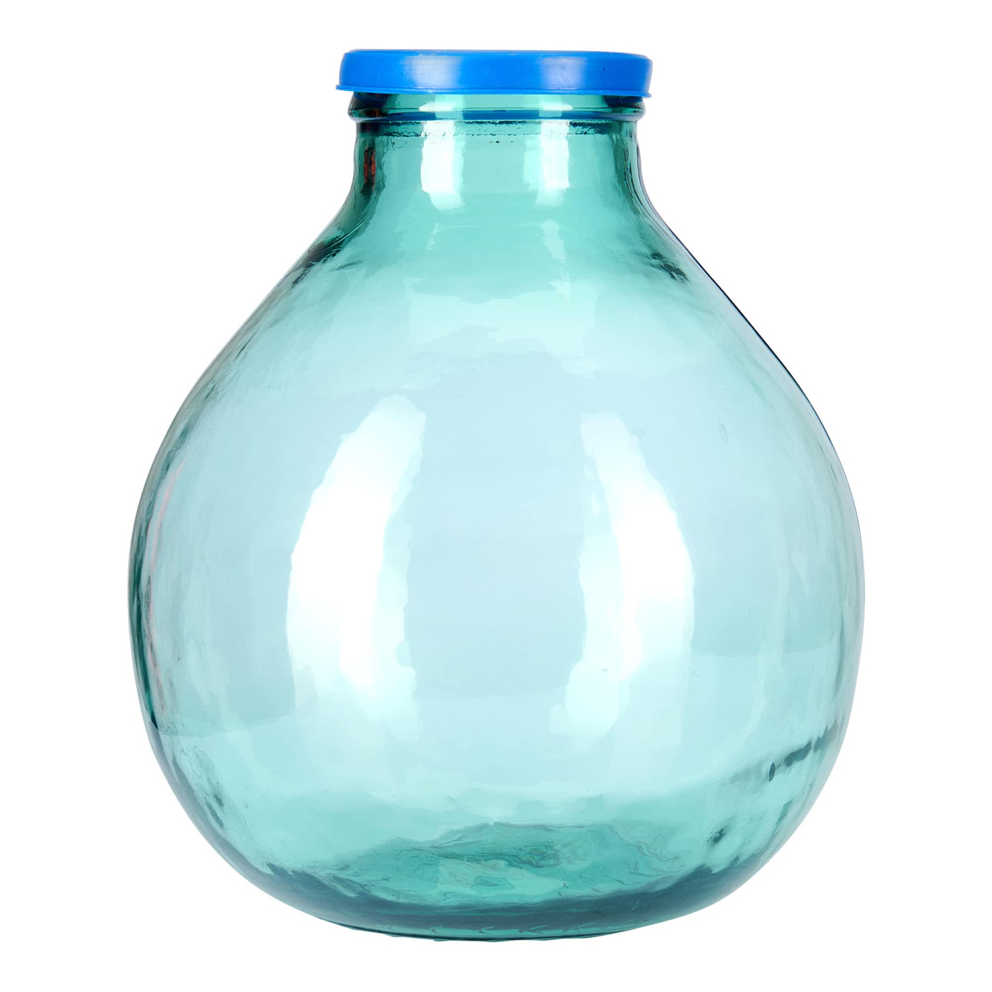 20 l ballonflaske med bred hals, glas, åbning: påsætning af låg