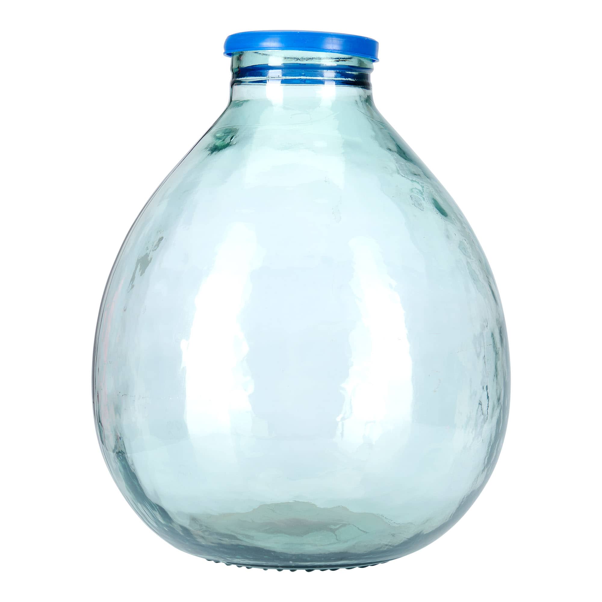 34 l ballonflaske, bredhalset, glas, åbning: Hætte