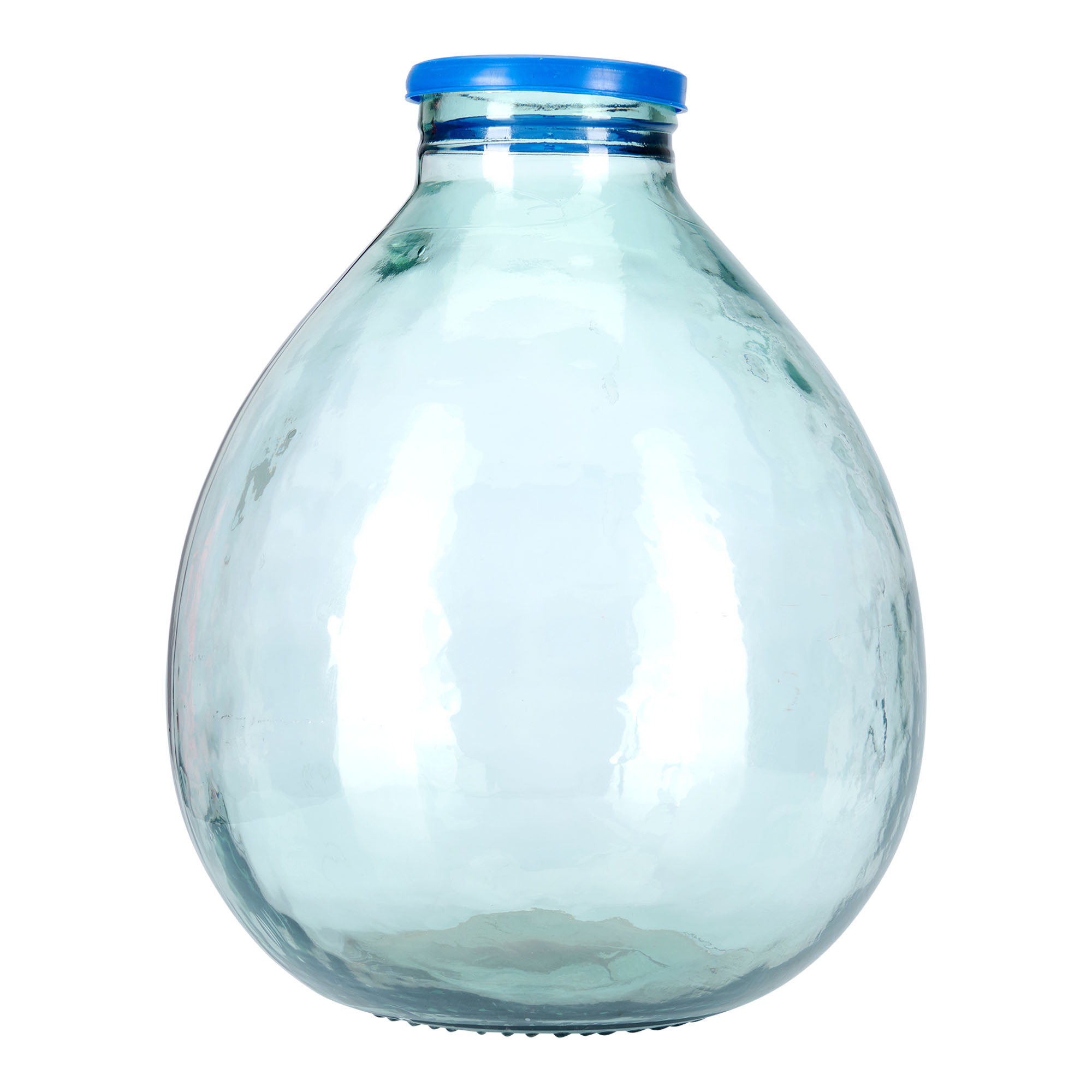 34 l ballonflaske med bred hals, glas, åbning: påsætning af låg