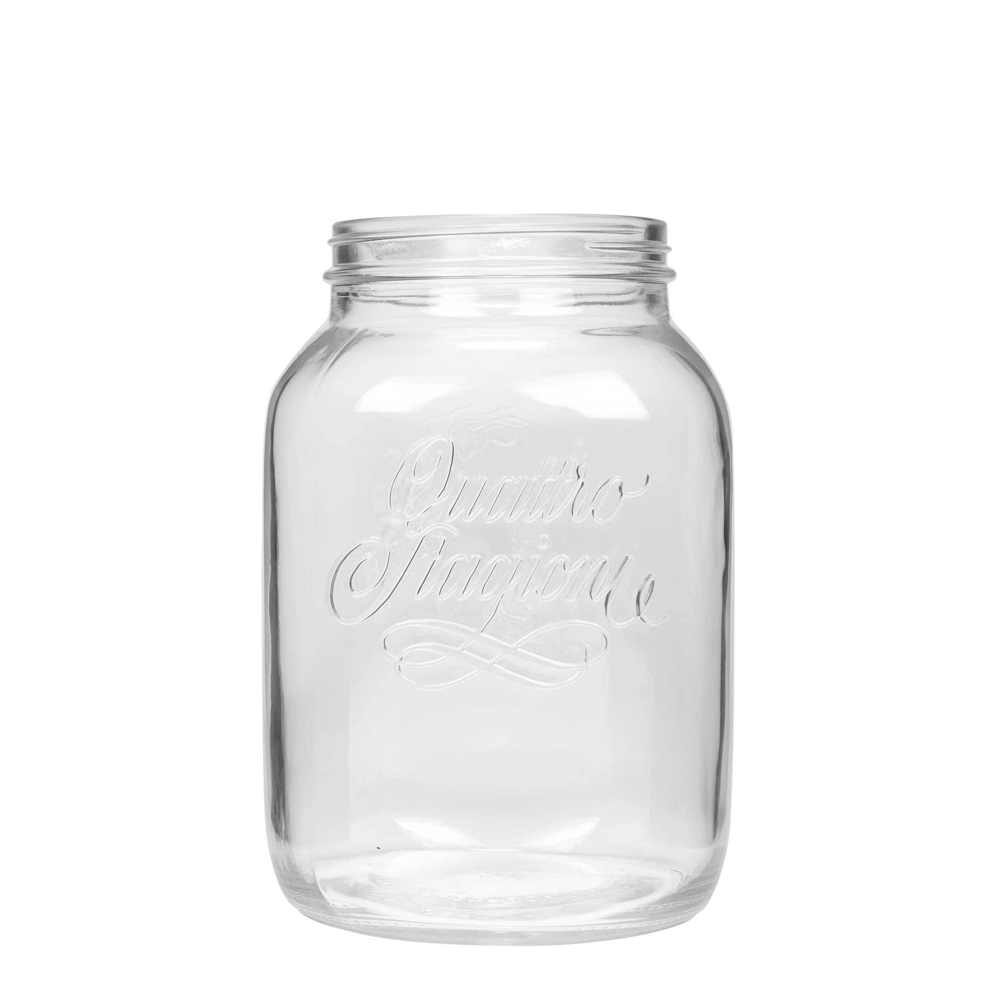 3.000 ml glas 'Quattro Stagioni', åbning: Skruelåg