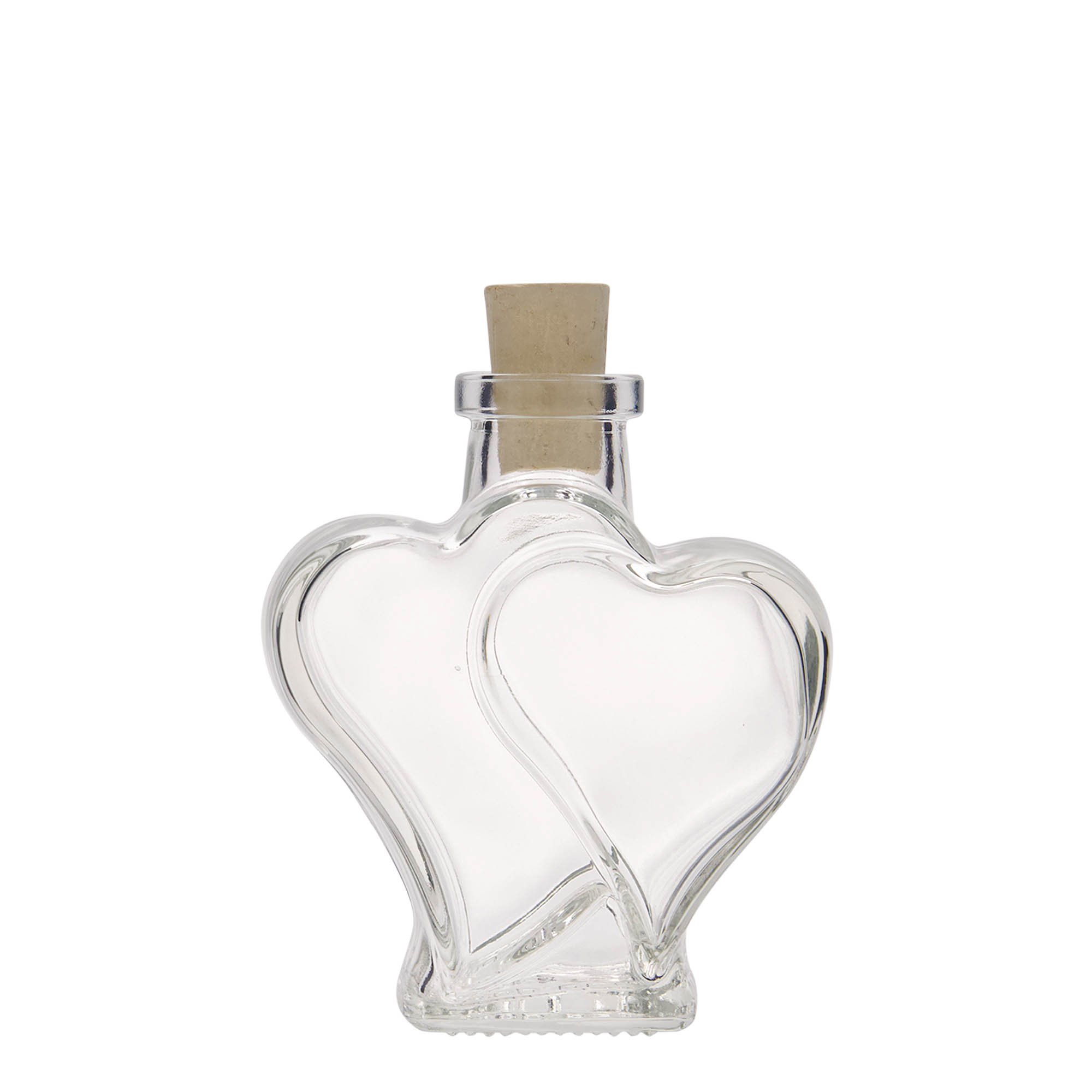 200 ml glasflaske 'Doppelherz', åbning: kork 200 ml glasflaske 'Doppelherz', åbning: kork