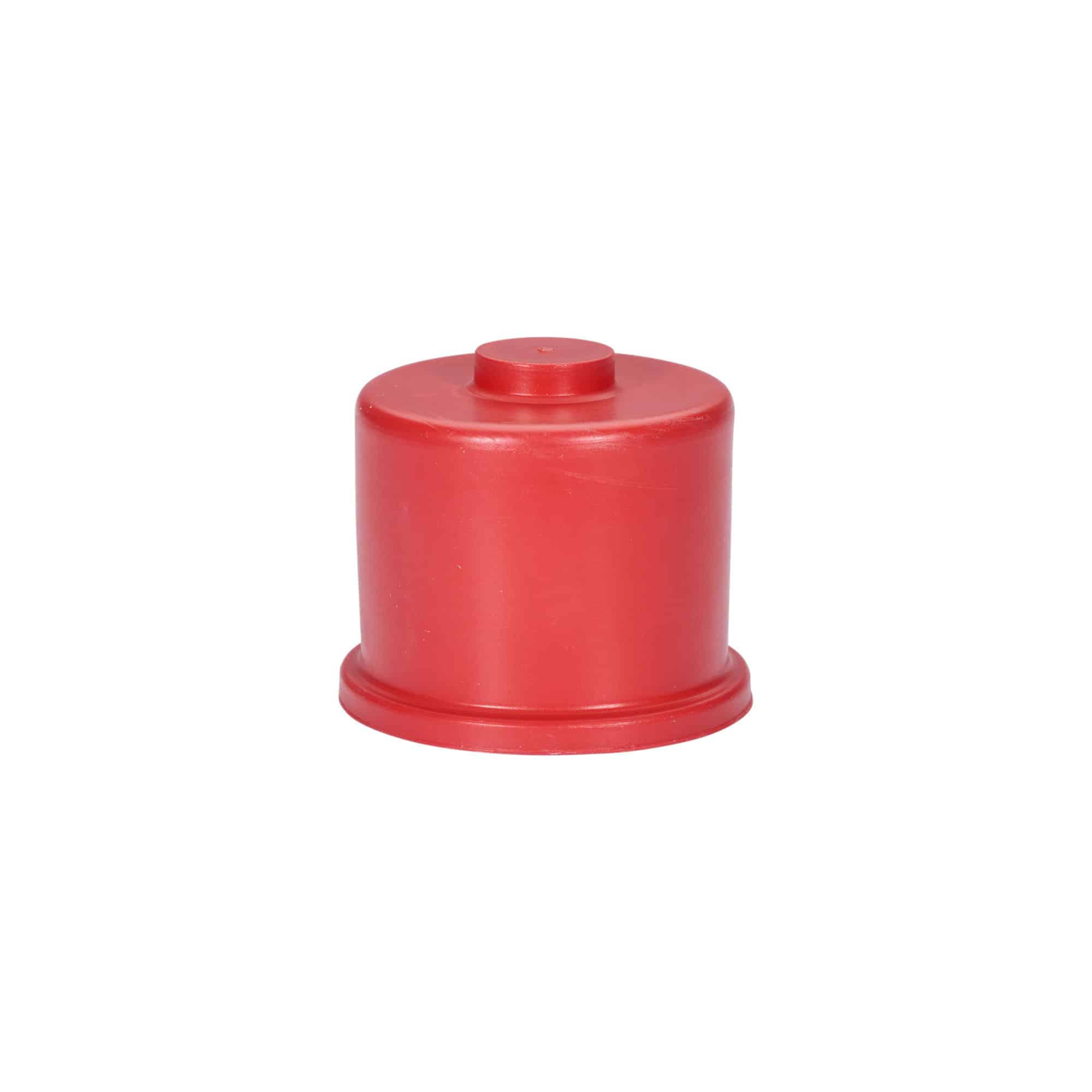 Mosthætte type 5, gummi, rød