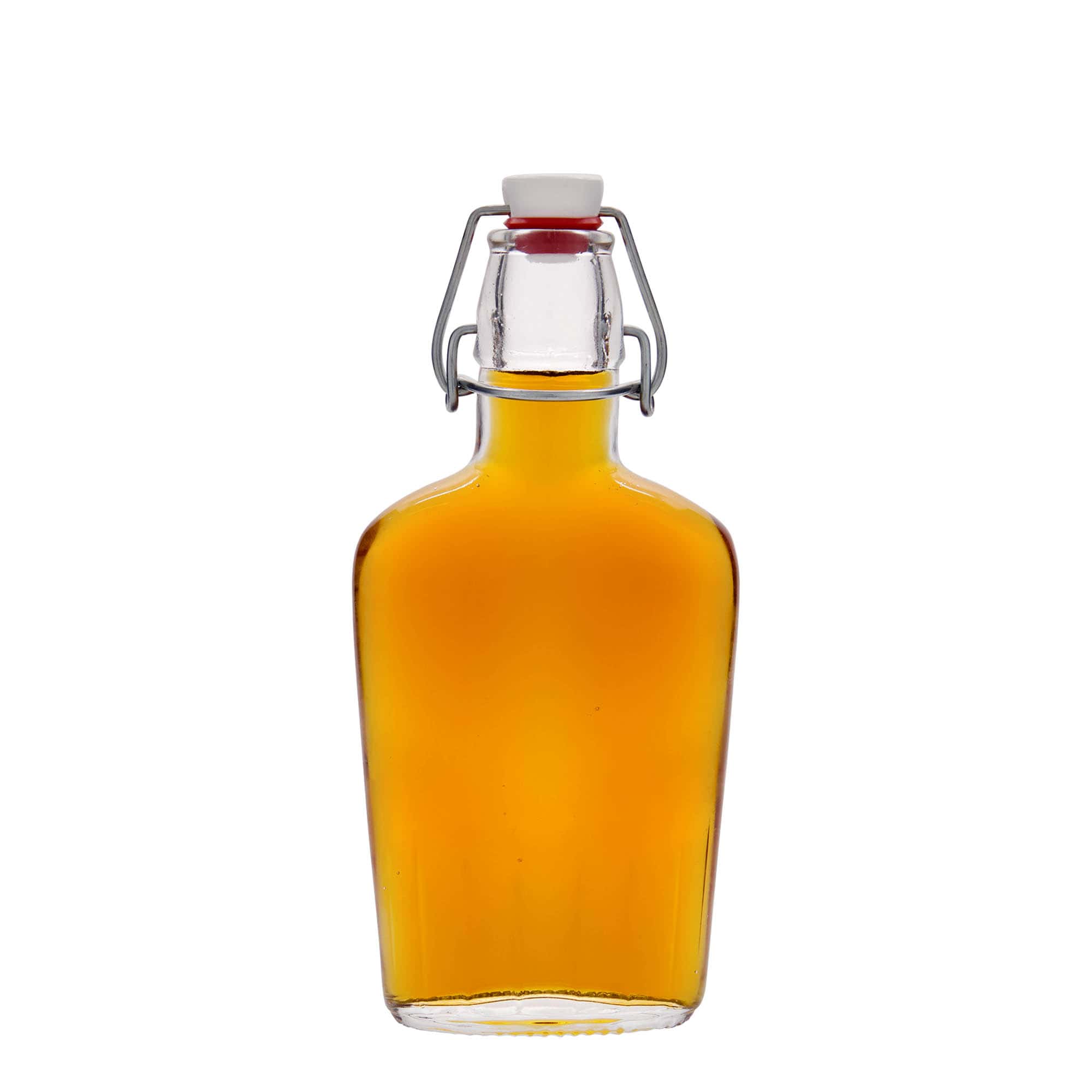 250 ml glasflaske 'Fiaschetta', oval, åbning: Patentlåg