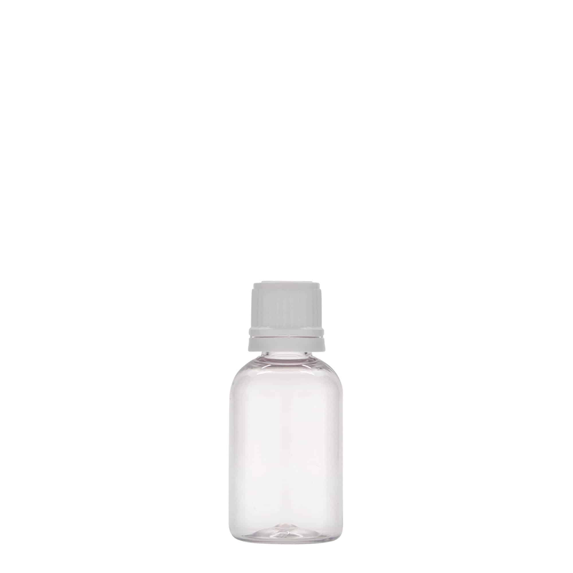 30 ml PET-medicinflaske »Easy Living«, plastik, åbning: DIN 18