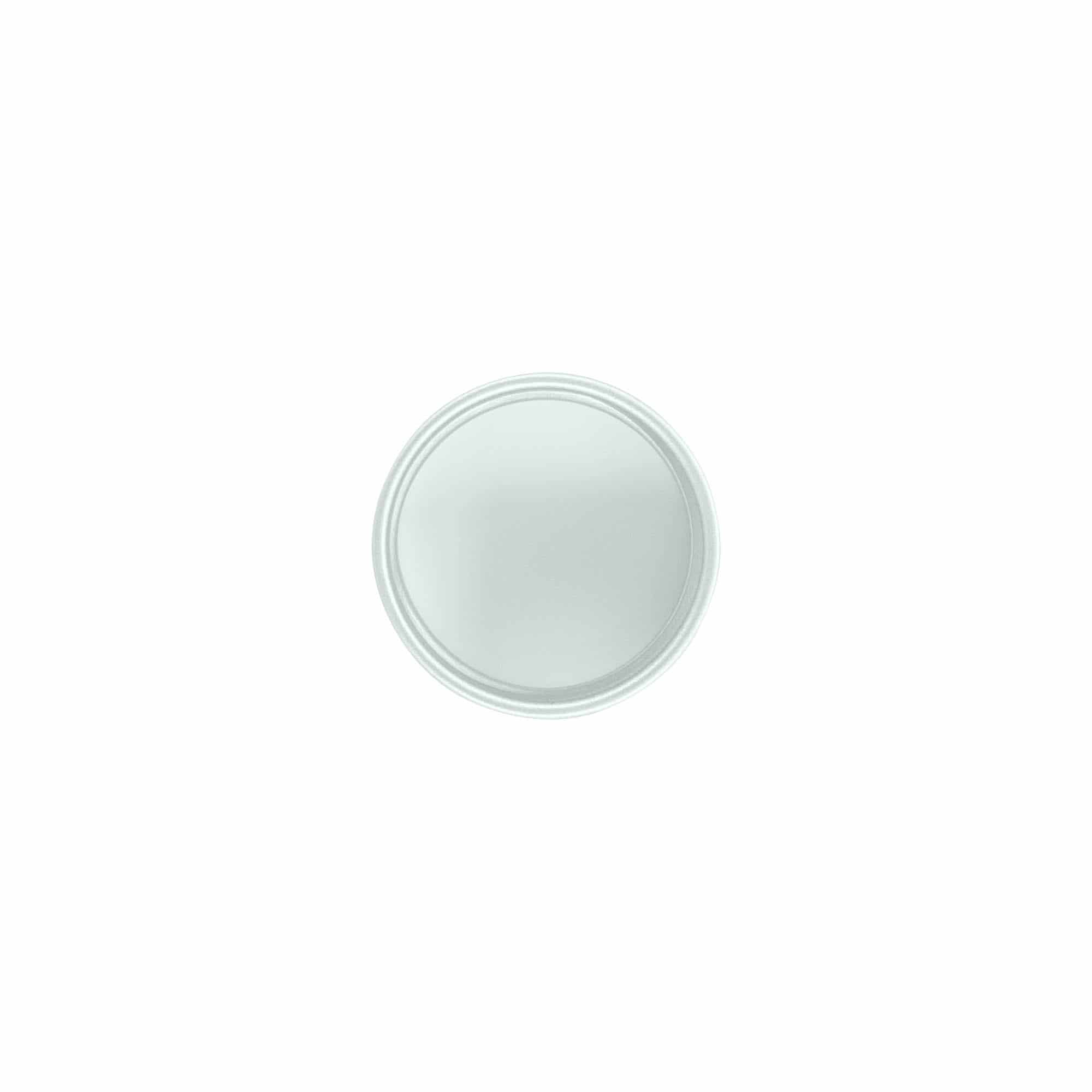 Skruelåg, metal, sølv, til åbning: 24/410 Skruelåg, metal, sølv, til åbning: 24/410