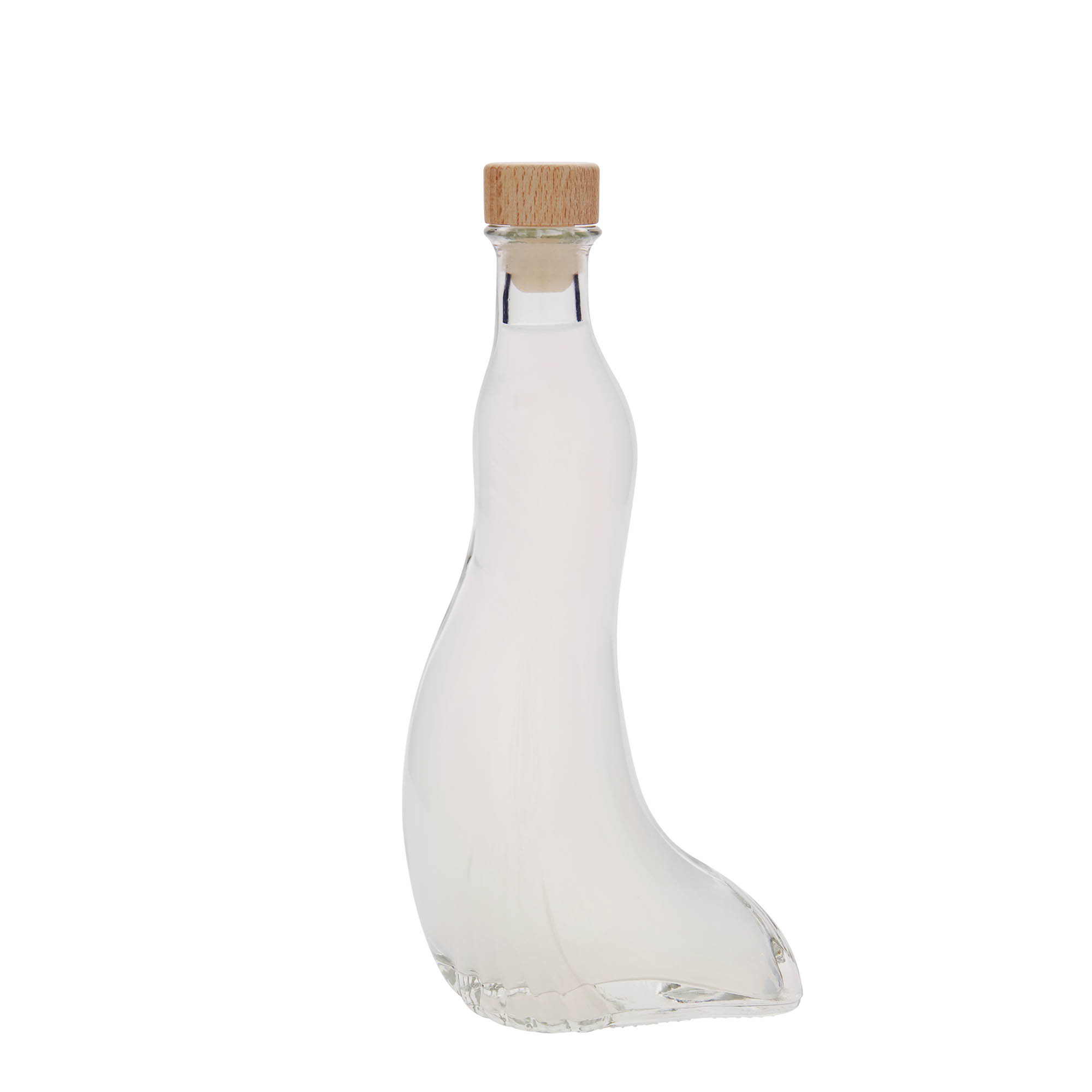 200 ml glasflaske 'Sæl', åbning: kork 200 ml glasflaske 'Sæl', åbning: kork