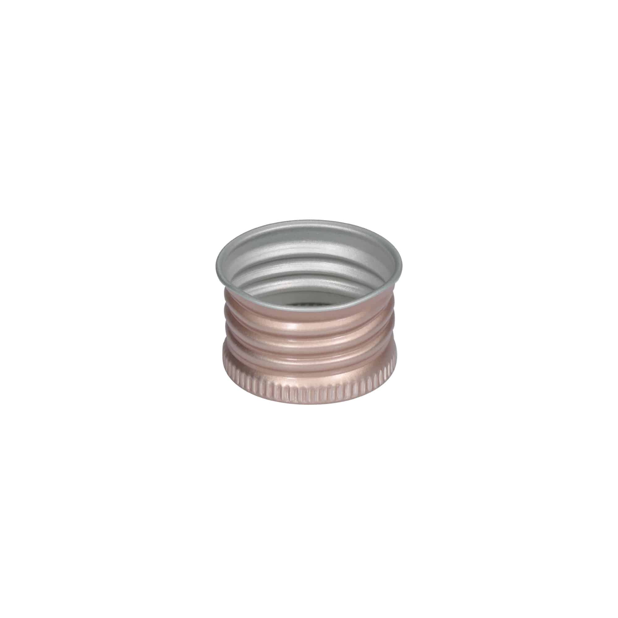 Skruelåg, metal, rosa, til åbning: 24/410