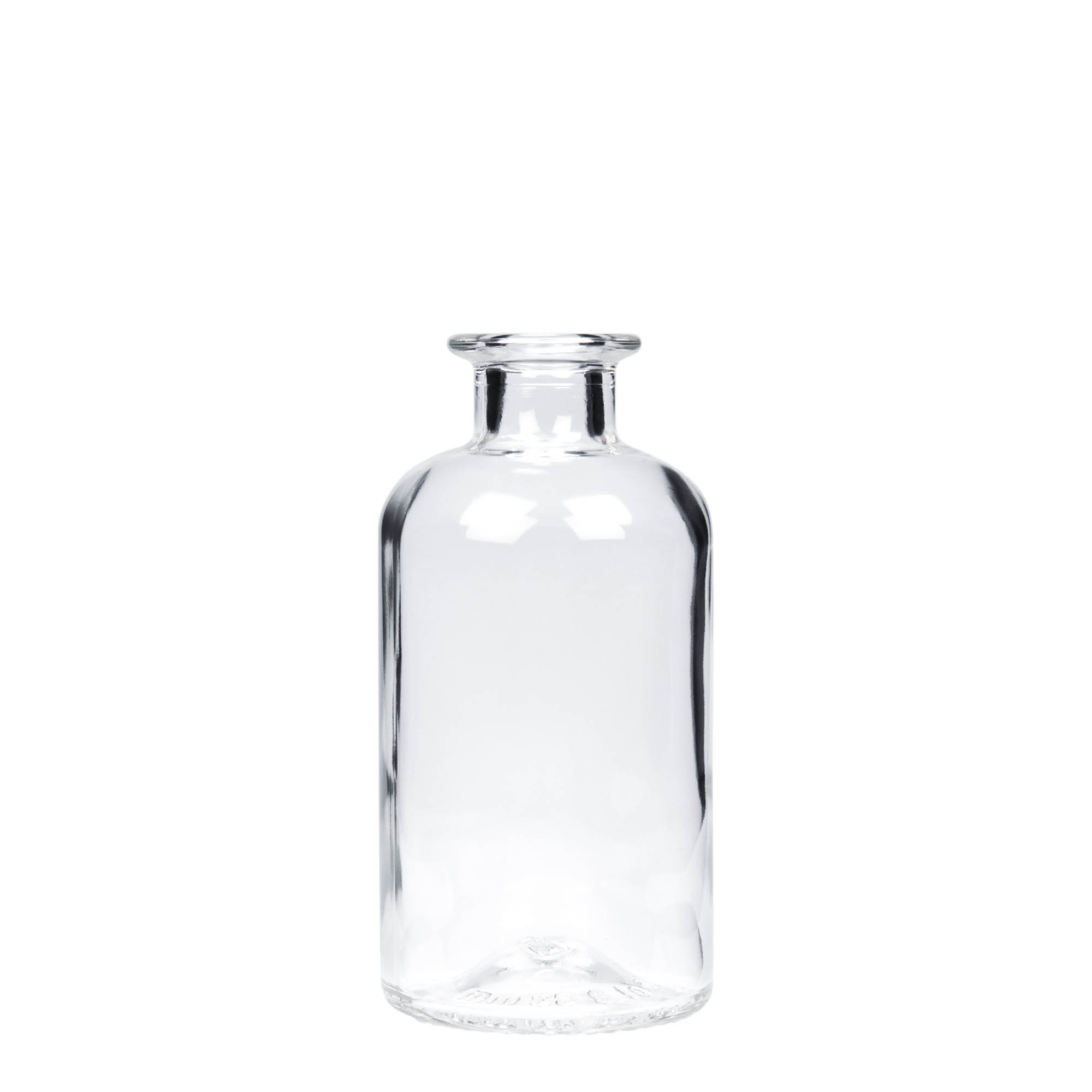 250 ml glasflaske apoteker, åbning: kork 250 ml glasflaske apoteker, åbning: kork