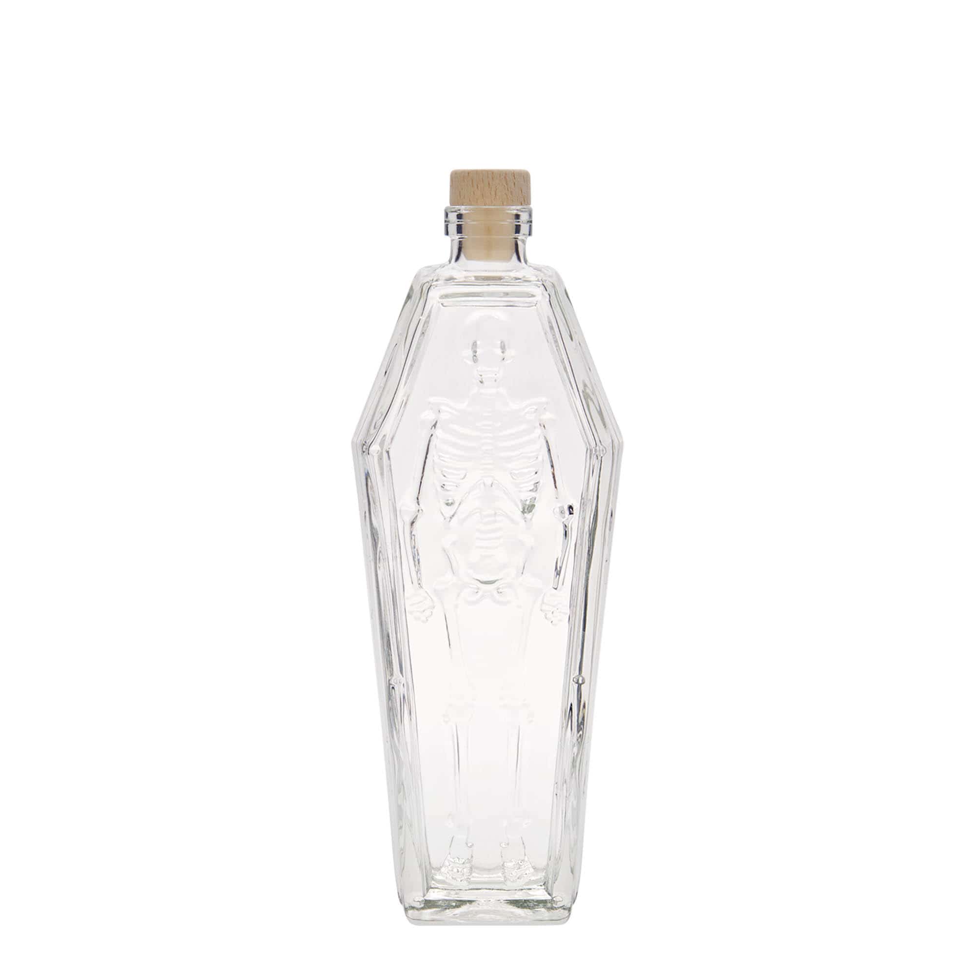 200 ml glasflaske 'Kiste', åbning: prop