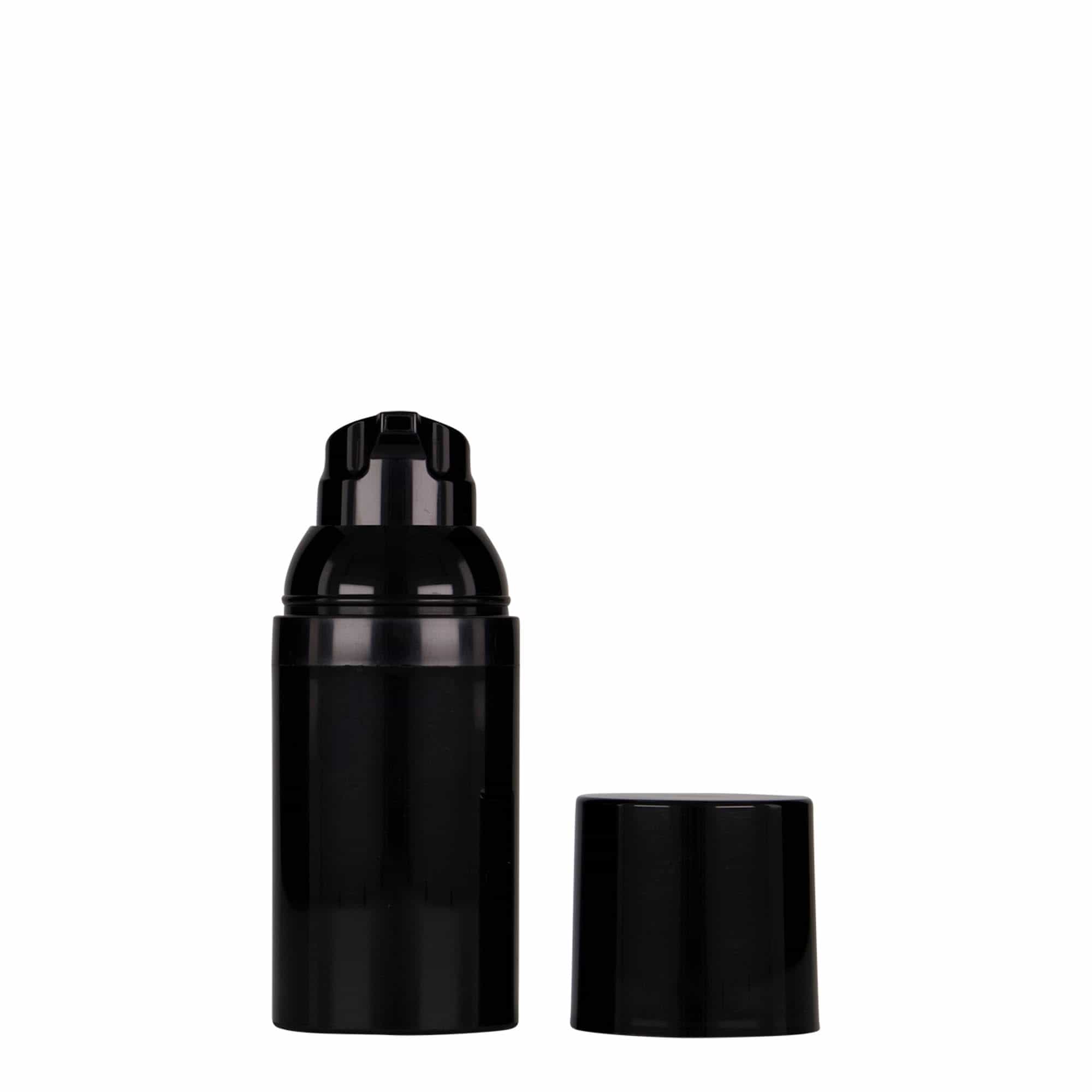 30 ml Airless-dispenser 'Mezzo', PP-plast, sort 30 ml Airless-dispenser 'Mezzo', PP-plast, sort