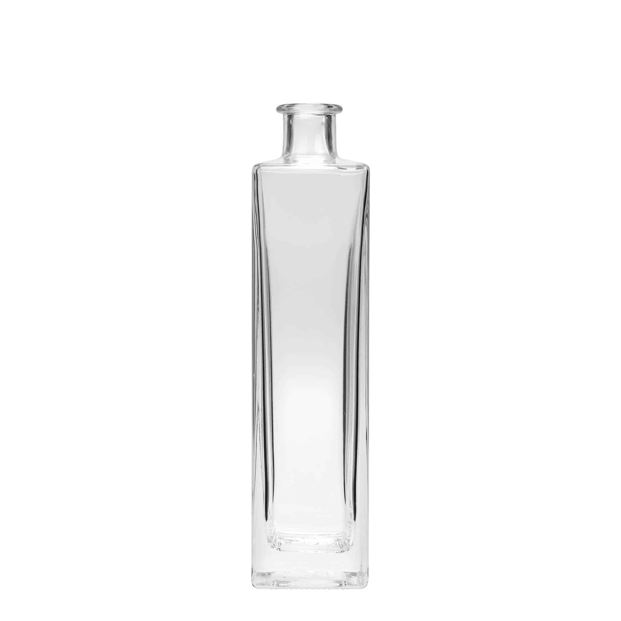 500 ml glasflaske 'Rafaello', firkantet, åbning: prop 500 ml glasflaske 'Rafaello', firkantet, åbning: prop