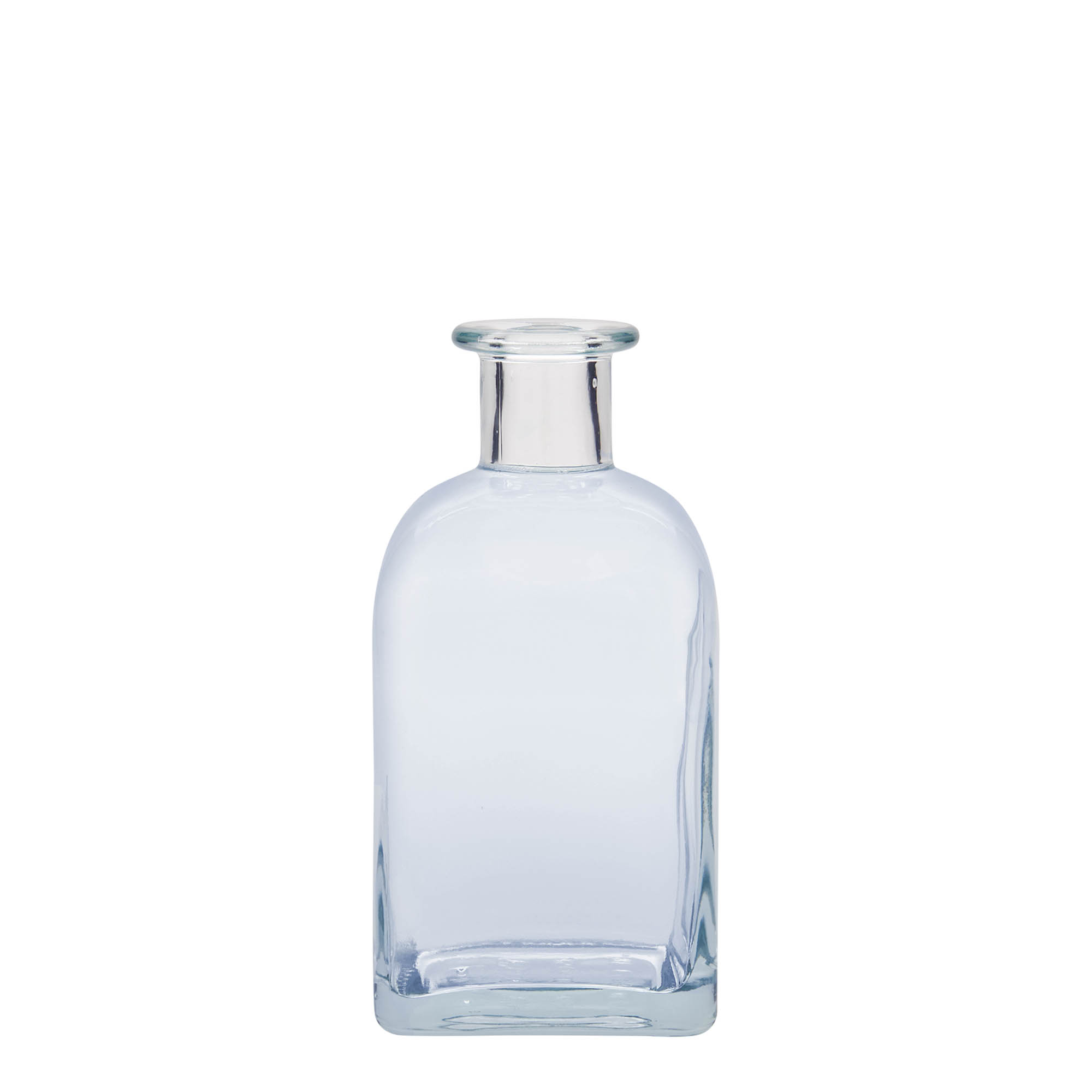 350 ml glasflaske Apotheker Carré, firkantet, åbning: kork