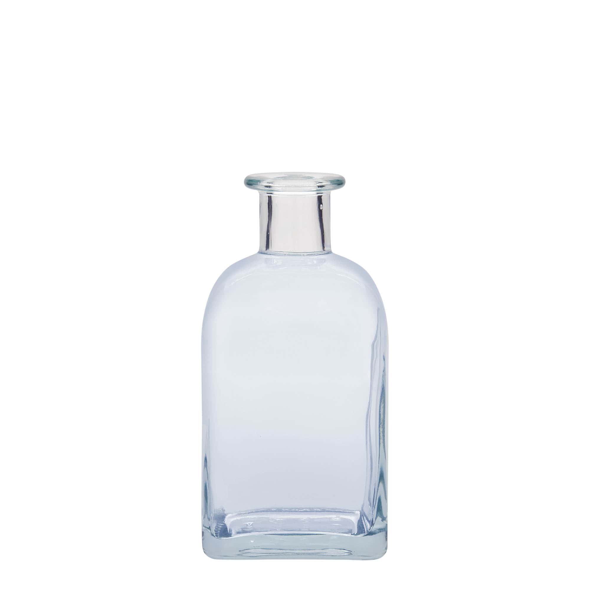 350 ml glasflaske Apotheker Carré, firkantet, åbning: kork